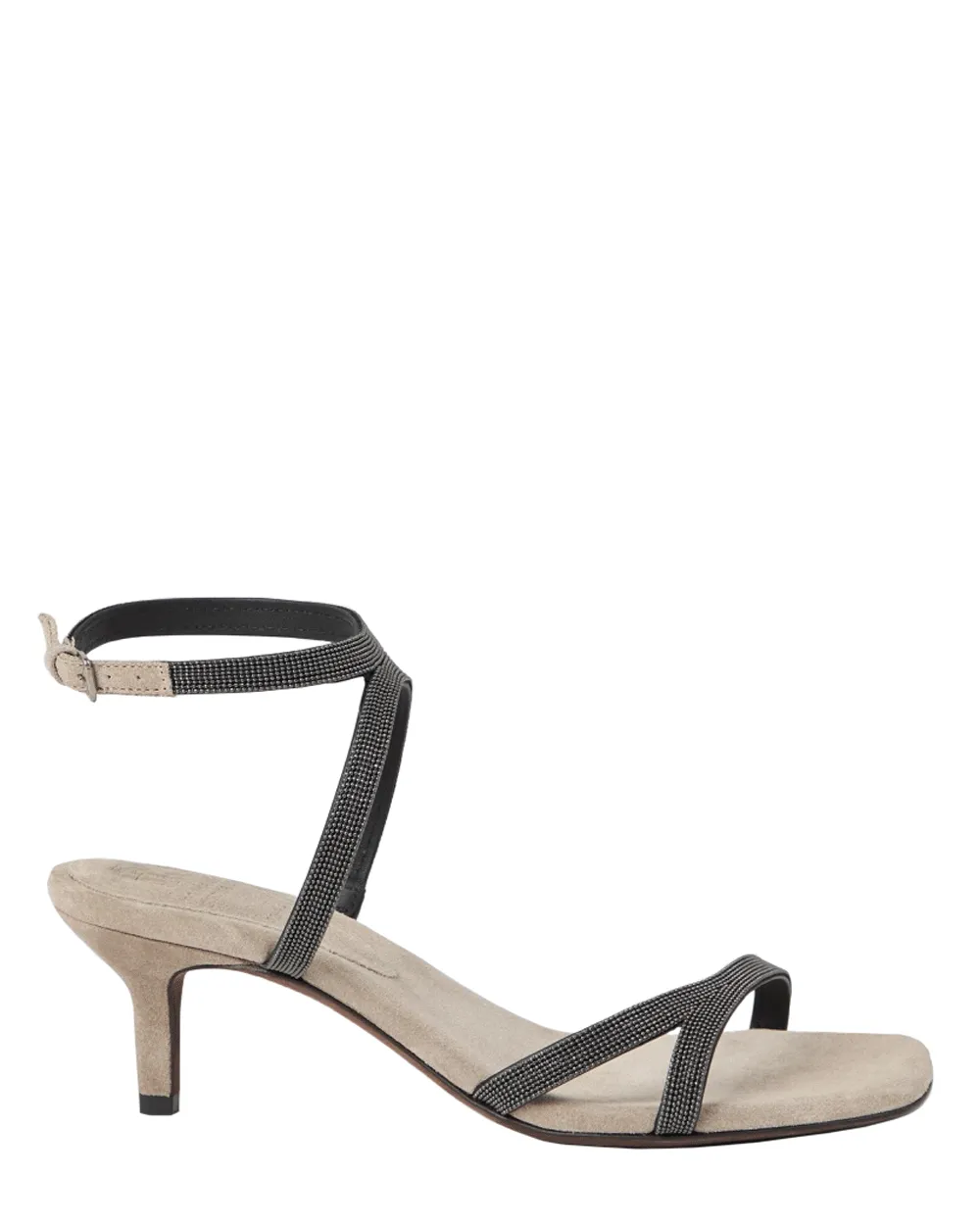 City Monili Escarpin Compensé en Beige Foncé