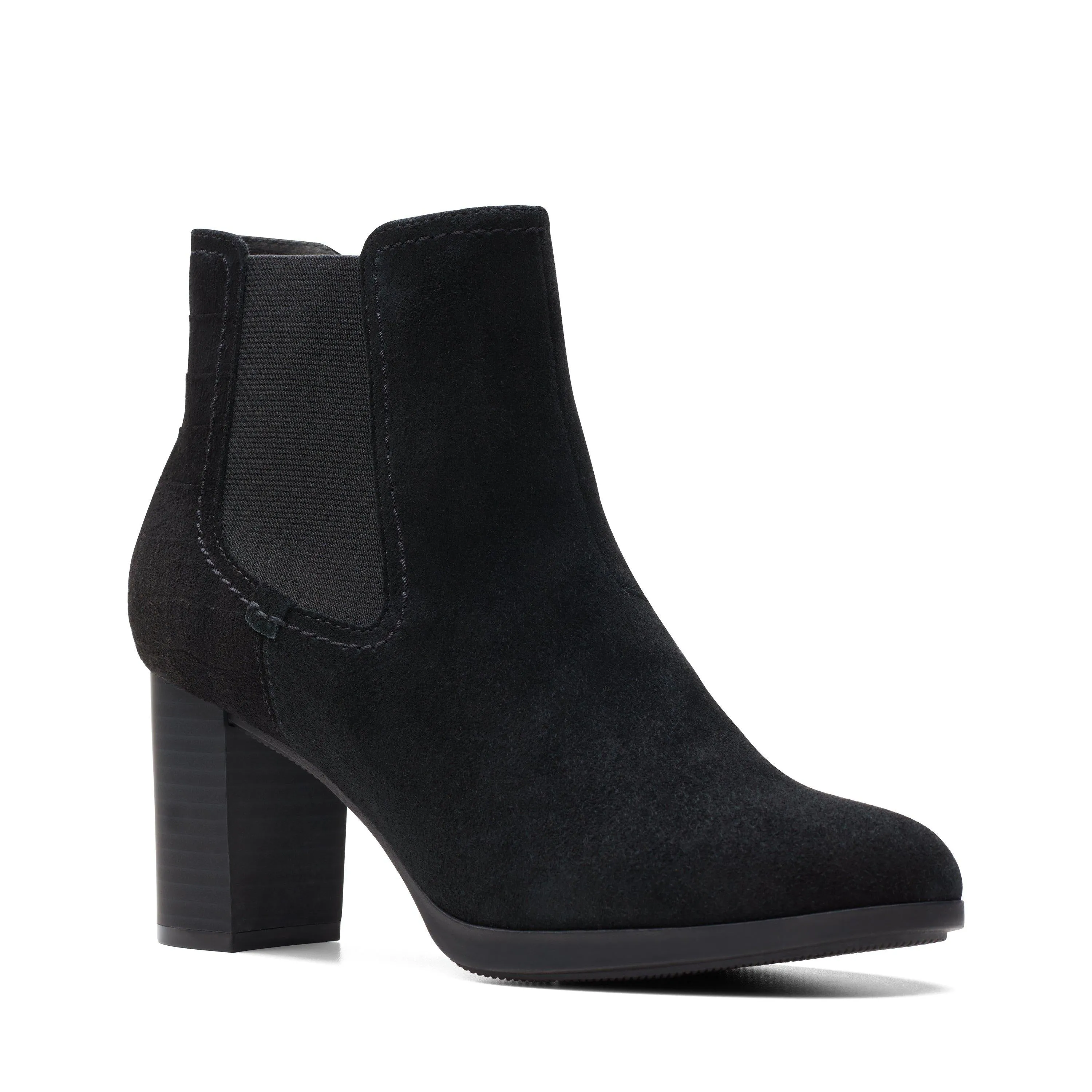 Clarks Bayla Rose en Suède Noir