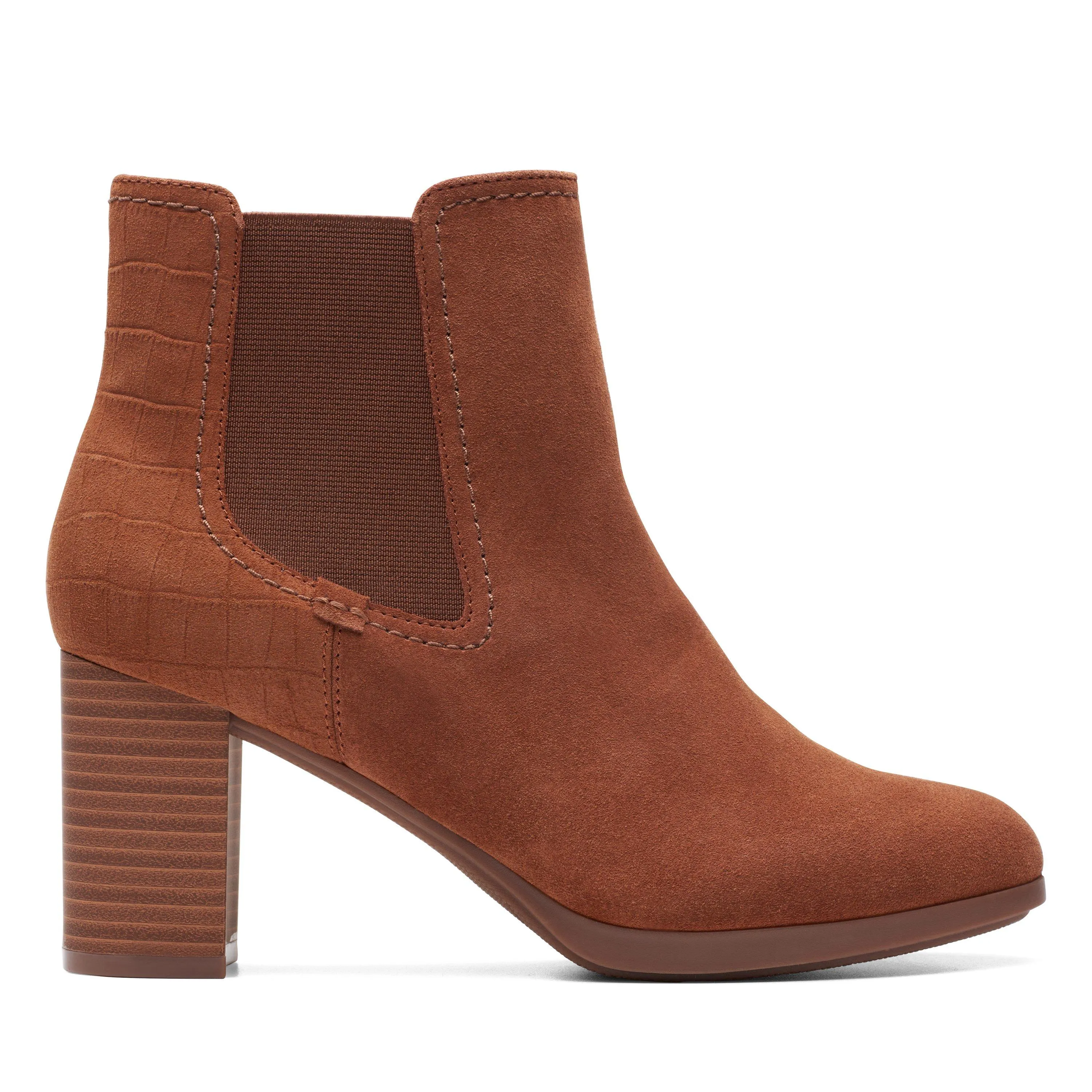 Clarks Bayla Rose en daim marron