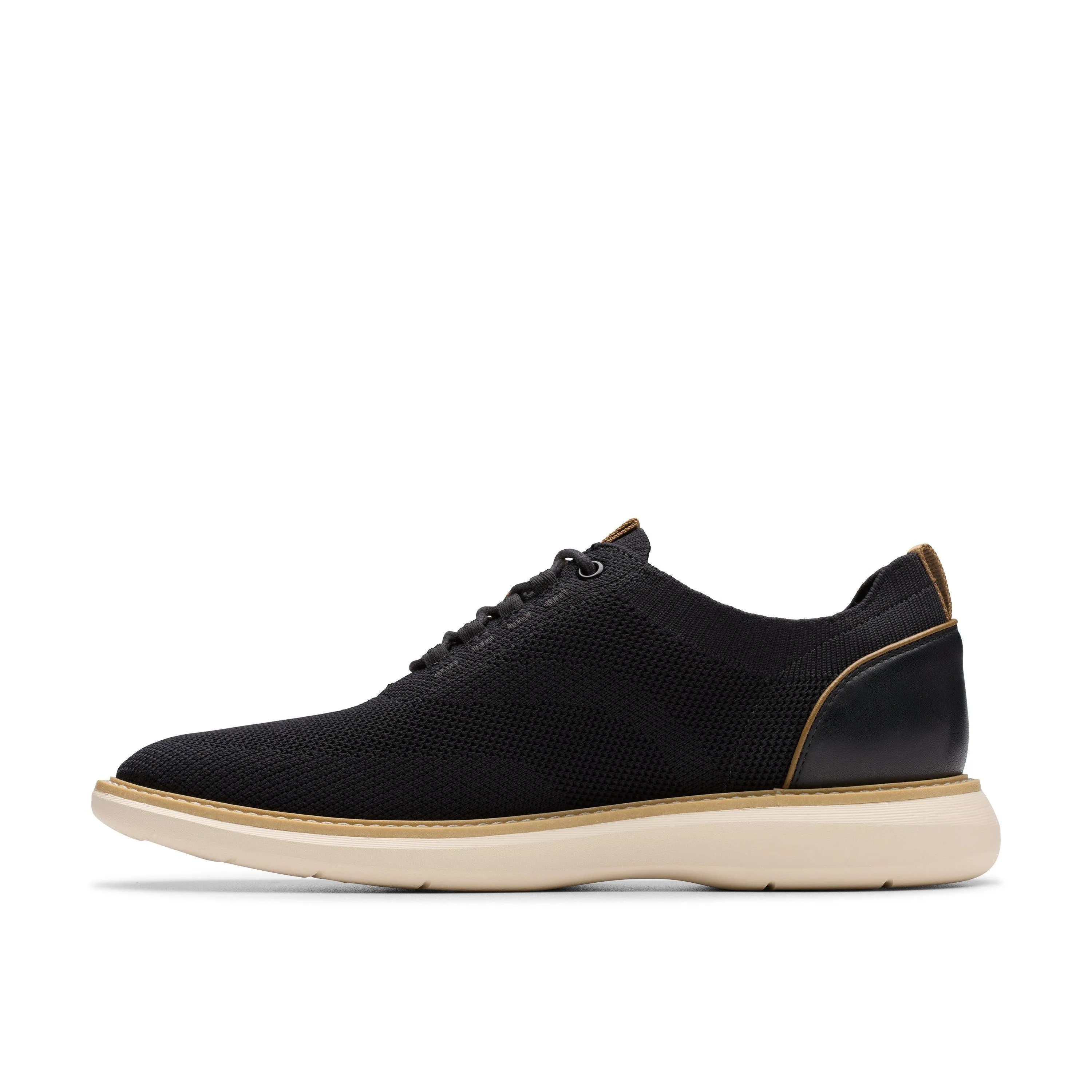 Clarks Brantin Tricot en Textile Noir
