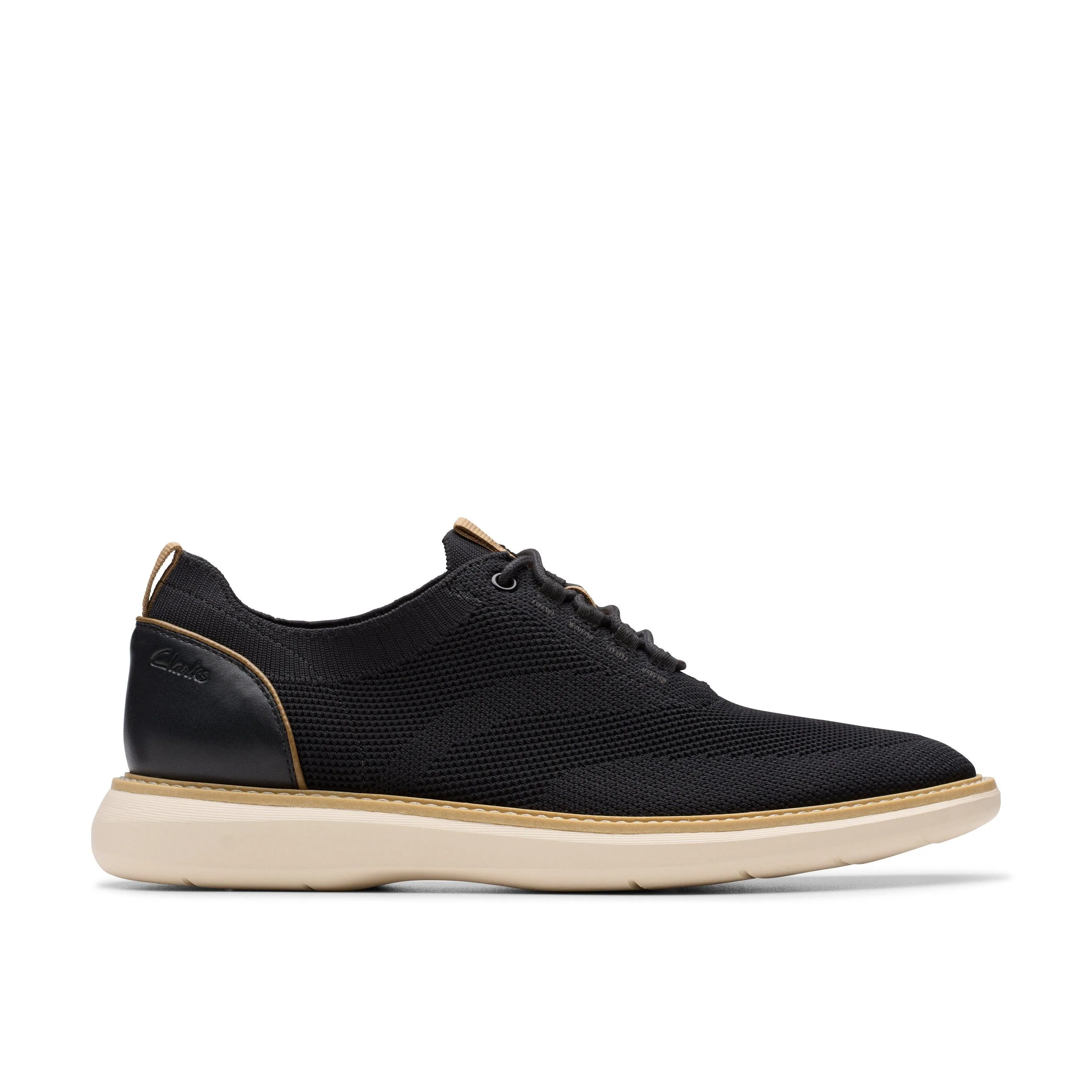 Clarks Brantin Tricot en Textile Noir