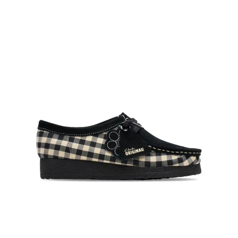 Clarks Femme Wallabee Noir Blanc Vichy 26180672