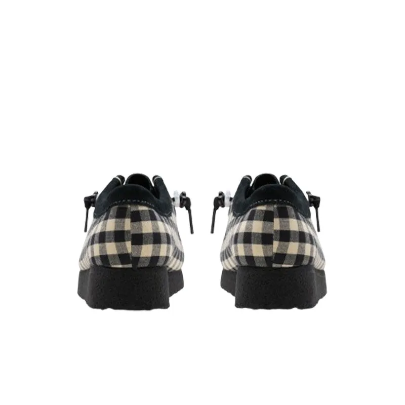 Clarks Femme Wallabee Noir Blanc Vichy 26180672
