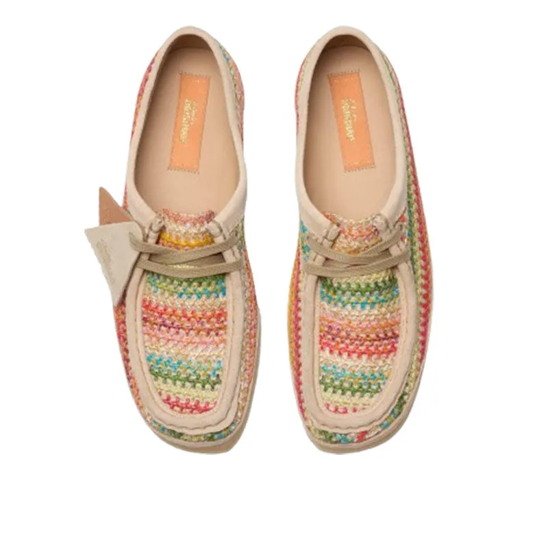Clarks Femme Wallabee Multicolore Raffia 2618170
