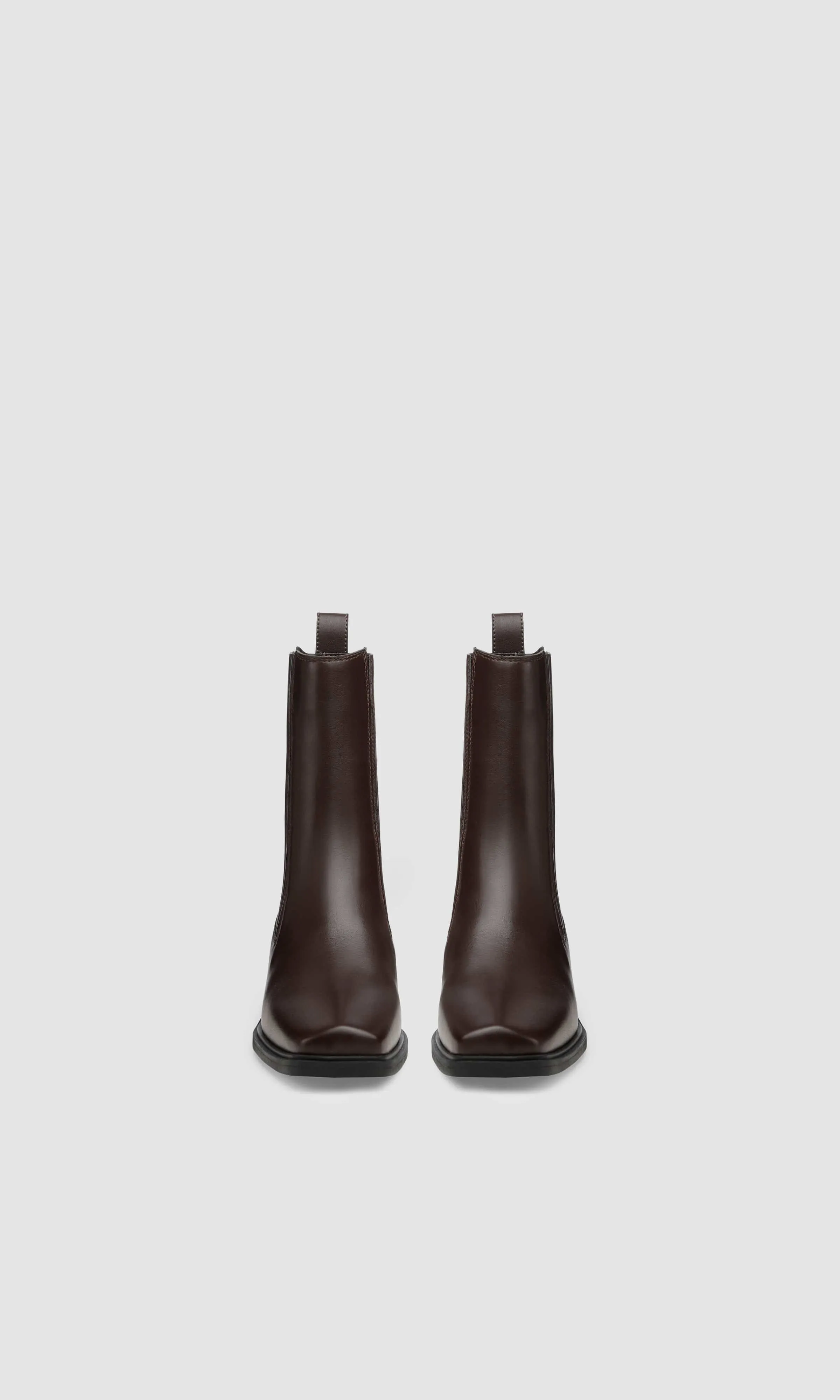 Bottes western en similicuir vegan pomme Claudio Plus | Marron