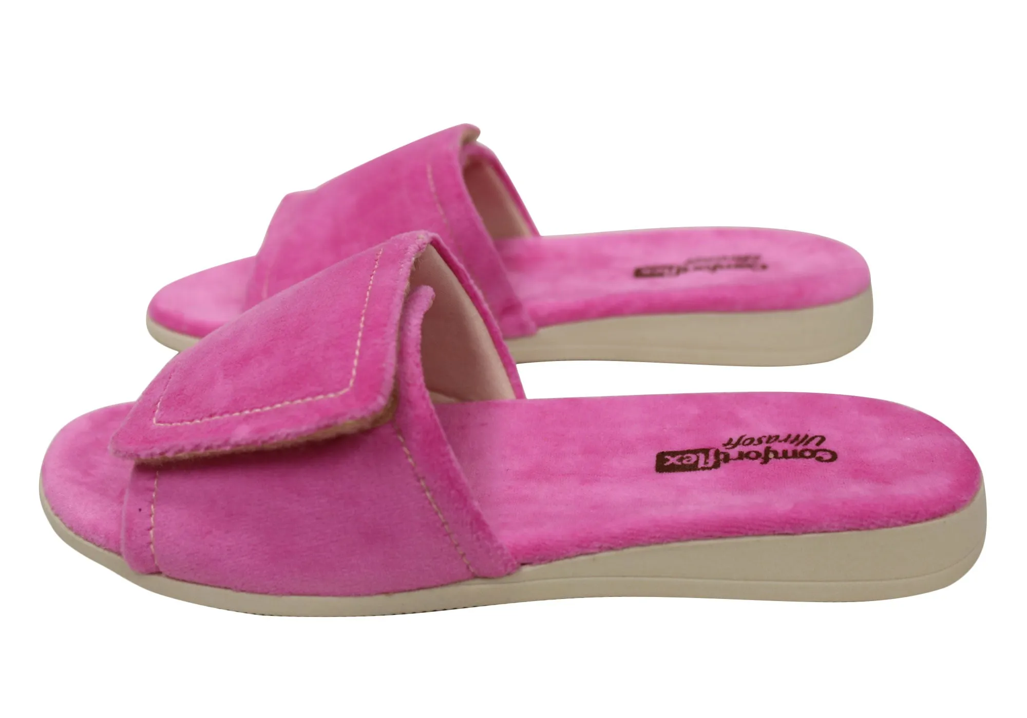 Comfortflex Relax Relaxo Pantoufles Femme à Bout Ouvert Fabriquées au Brésil Chaussures Comfortflex