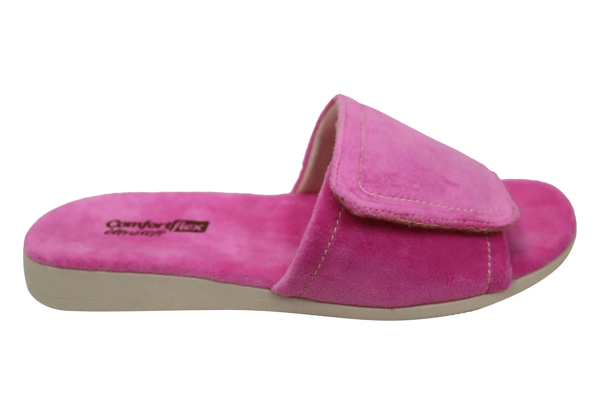Comfortflex Relax Relaxo Pantoufles Femme à Bout Ouvert Fabriquées au Brésil Chaussures Comfortflex
