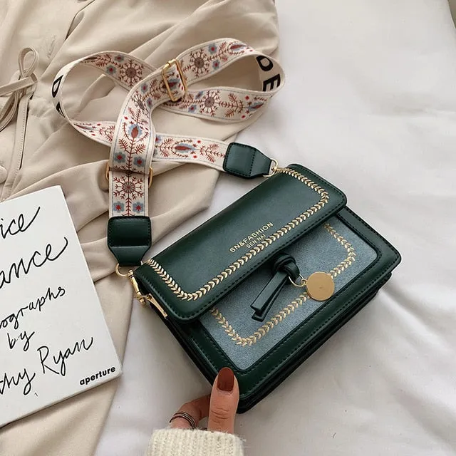Sacs Bandoulière en Cuir à Contraste pour Femmes 2019, Sac à Main de Voyage Tendance, Sac Messager Épaule Simple, Sac Bandoulière Femme, Fashion Nova Bags