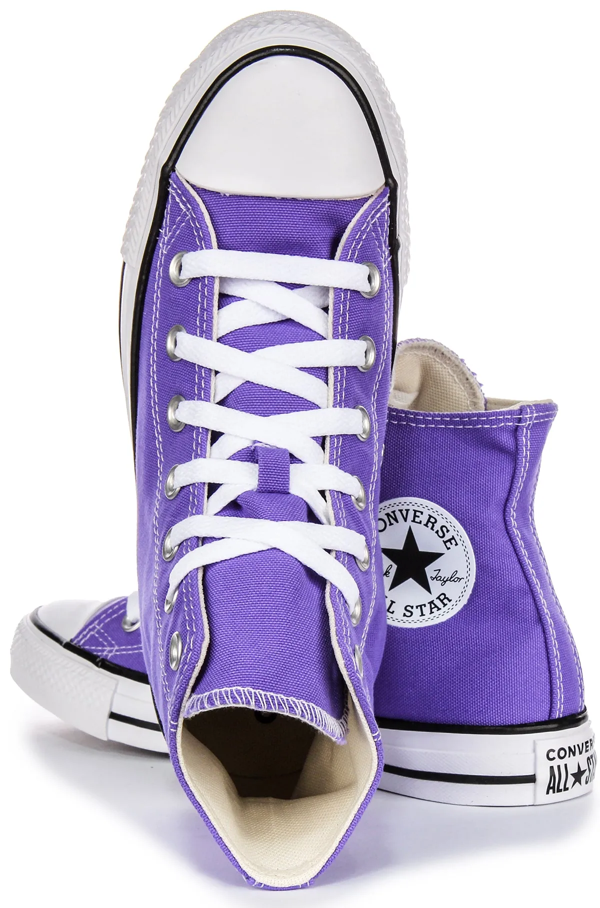 Converse All Star Hi Top A11570C en Violet Chaussures Converse
