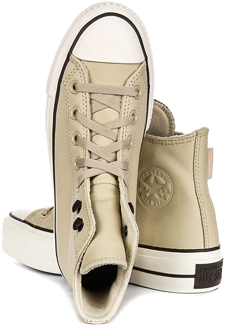 Converse All Star Lift A11158C En Crème Pour Femme Chaussures Converse