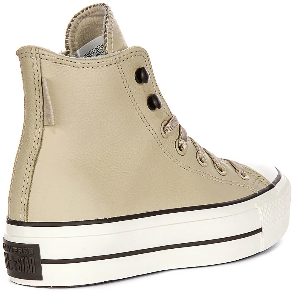 Converse All Star Lift A11158C En Crème Pour Femme Chaussures Converse