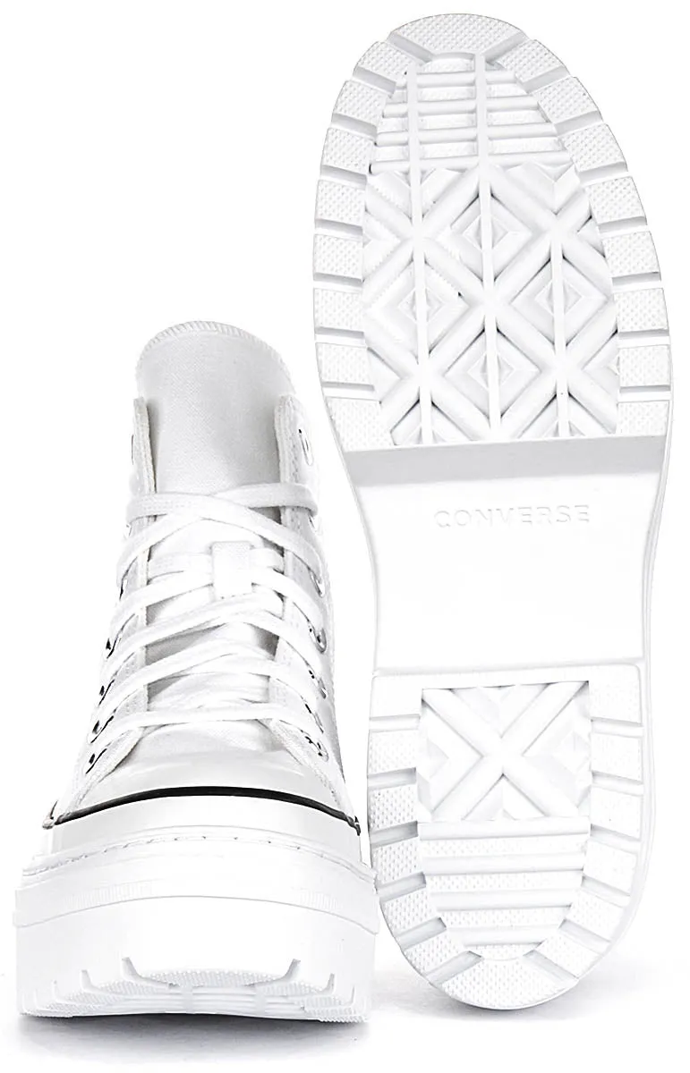 Converse All Star Lugged Plateforme Talon A10364C En Blanc