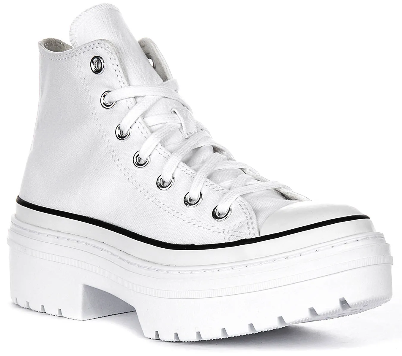Converse All Star Lugged Plateforme Talon A10364C En Blanc