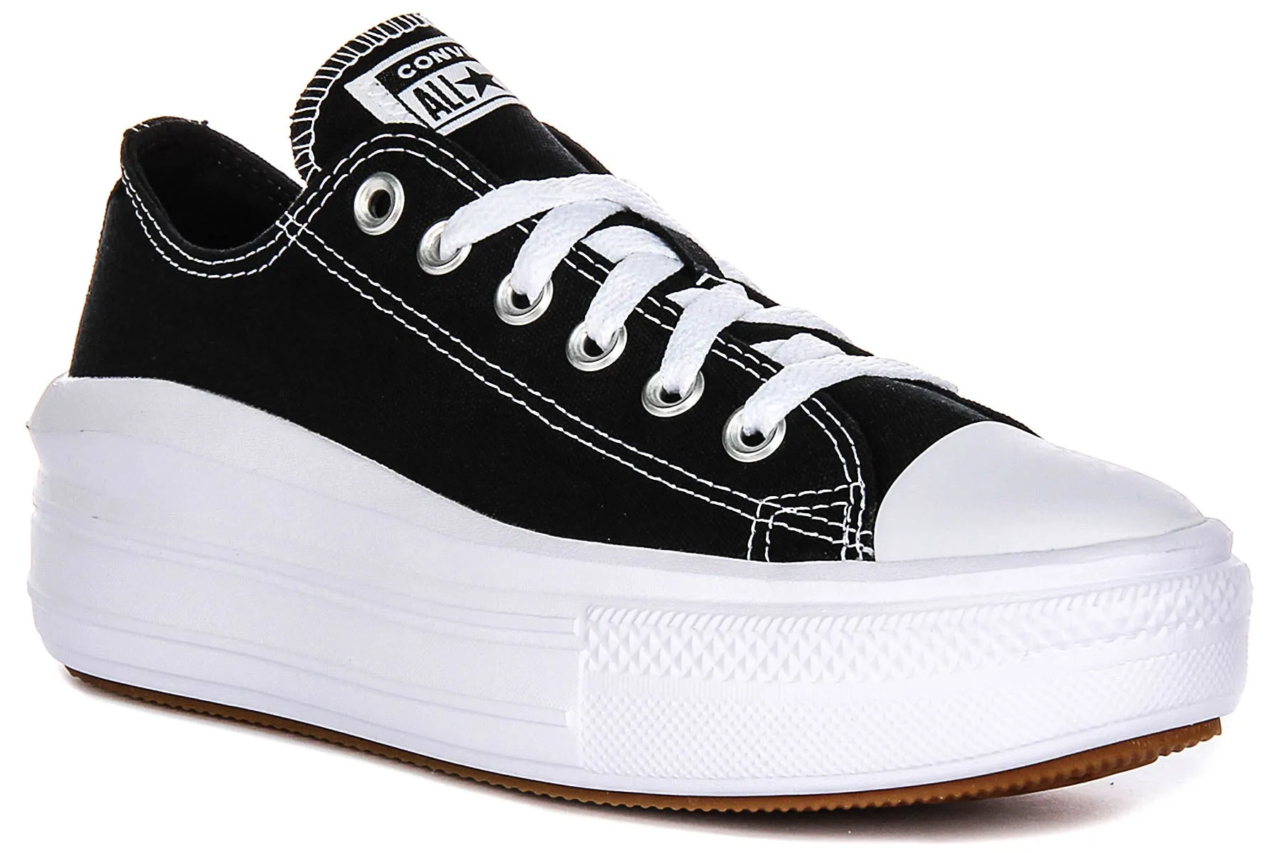Converse All Star Move 570256C En Noir Blanc Chaussures à Plateforme Converse