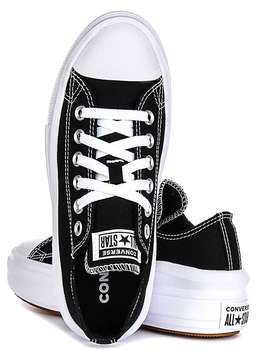 Converse All Star Move 570256C En Noir Blanc Chaussures à Plateforme Converse