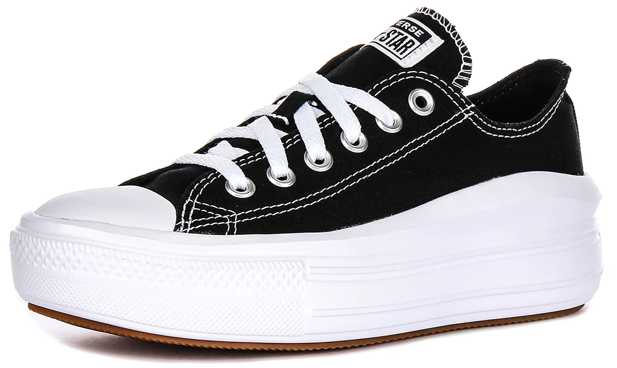 Converse All Star Move 570256C En Noir Blanc Chaussures à Plateforme Converse