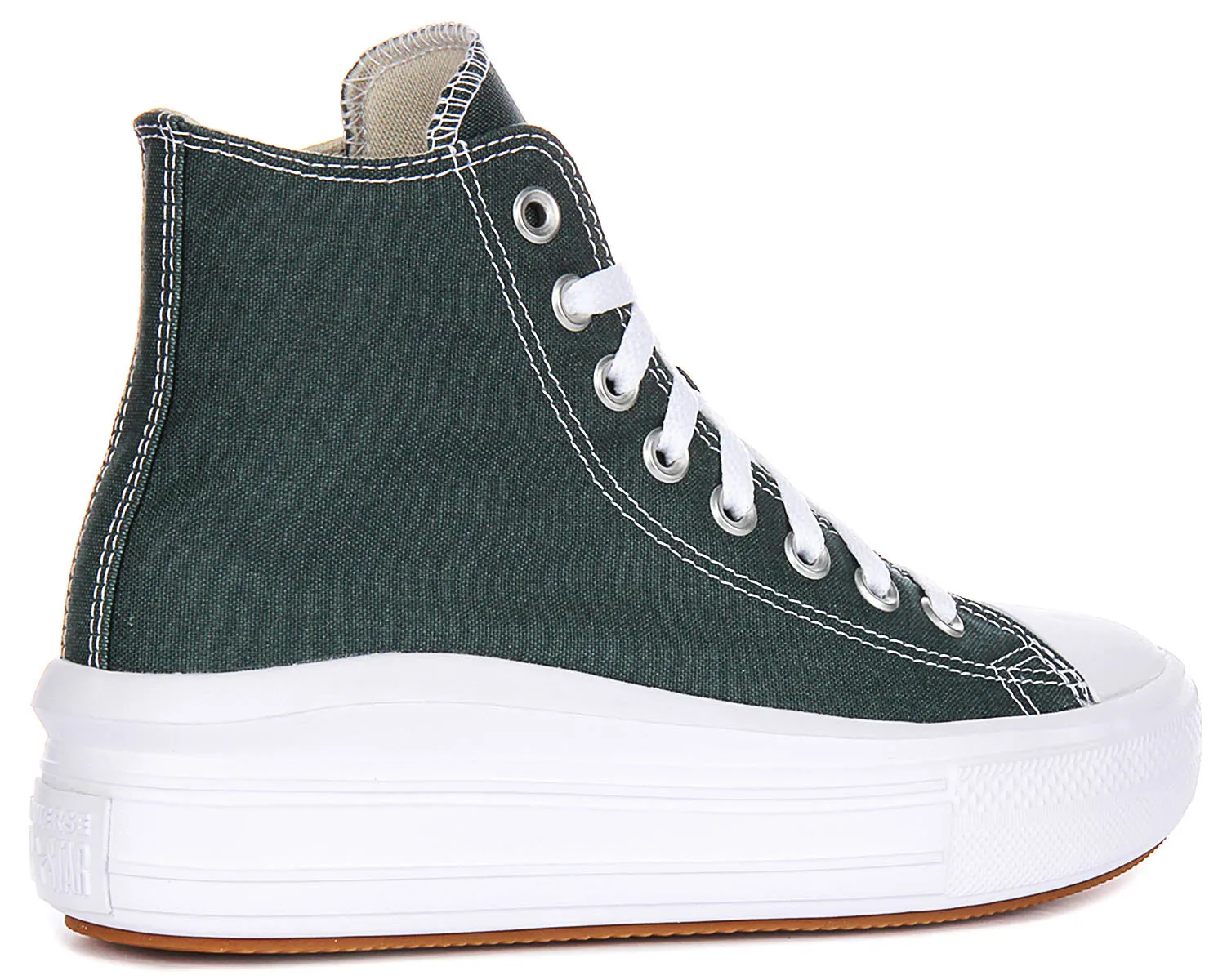 Converse All Star Move A10664C En Vert Foncé Pour Femmes Chaussures Converse