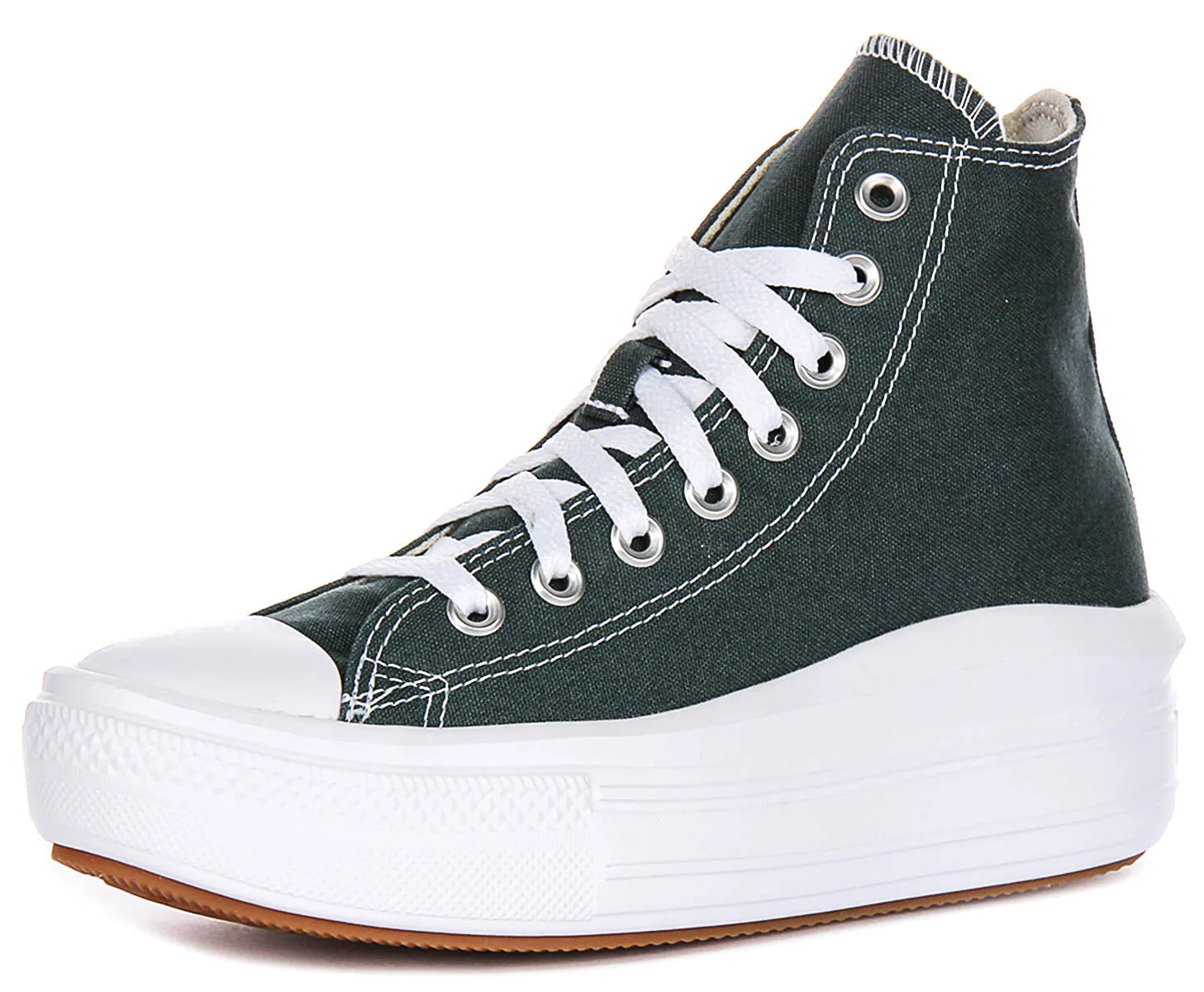 Converse All Star Move A10664C En Vert Foncé Pour Femmes Chaussures Converse
