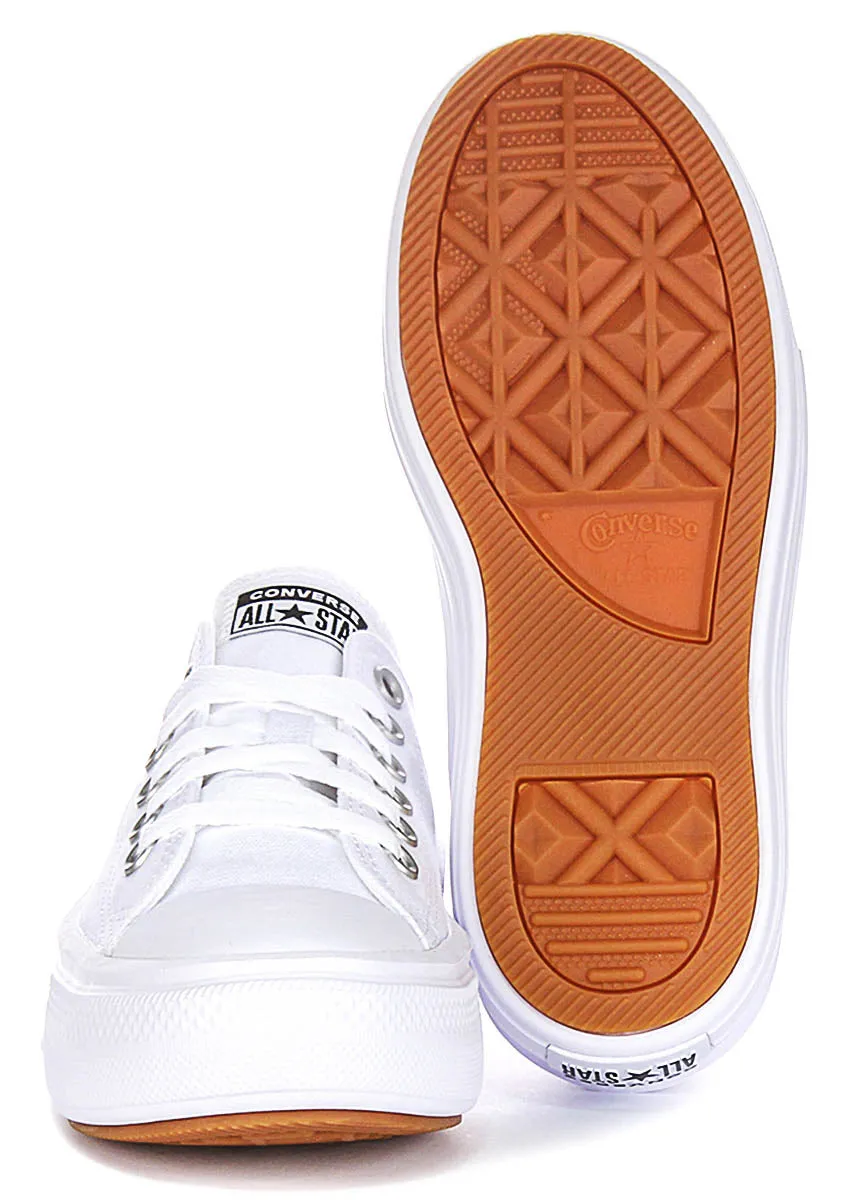 Converse All Star Move Plateforme 570257C Blanc Pour Femmes Chaussures Converse