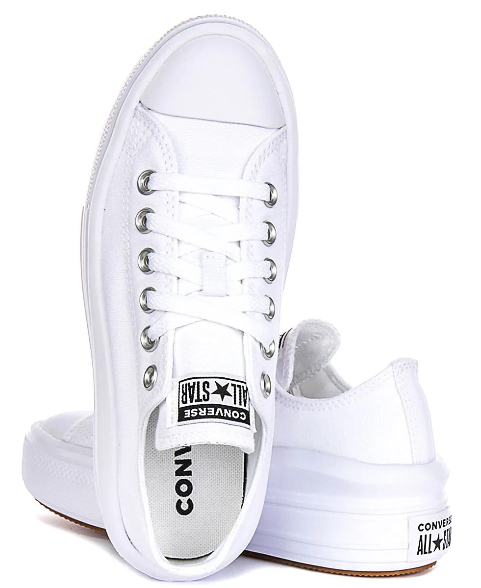 Converse All Star Move Plateforme 570257C Blanc Pour Femmes Chaussures Converse