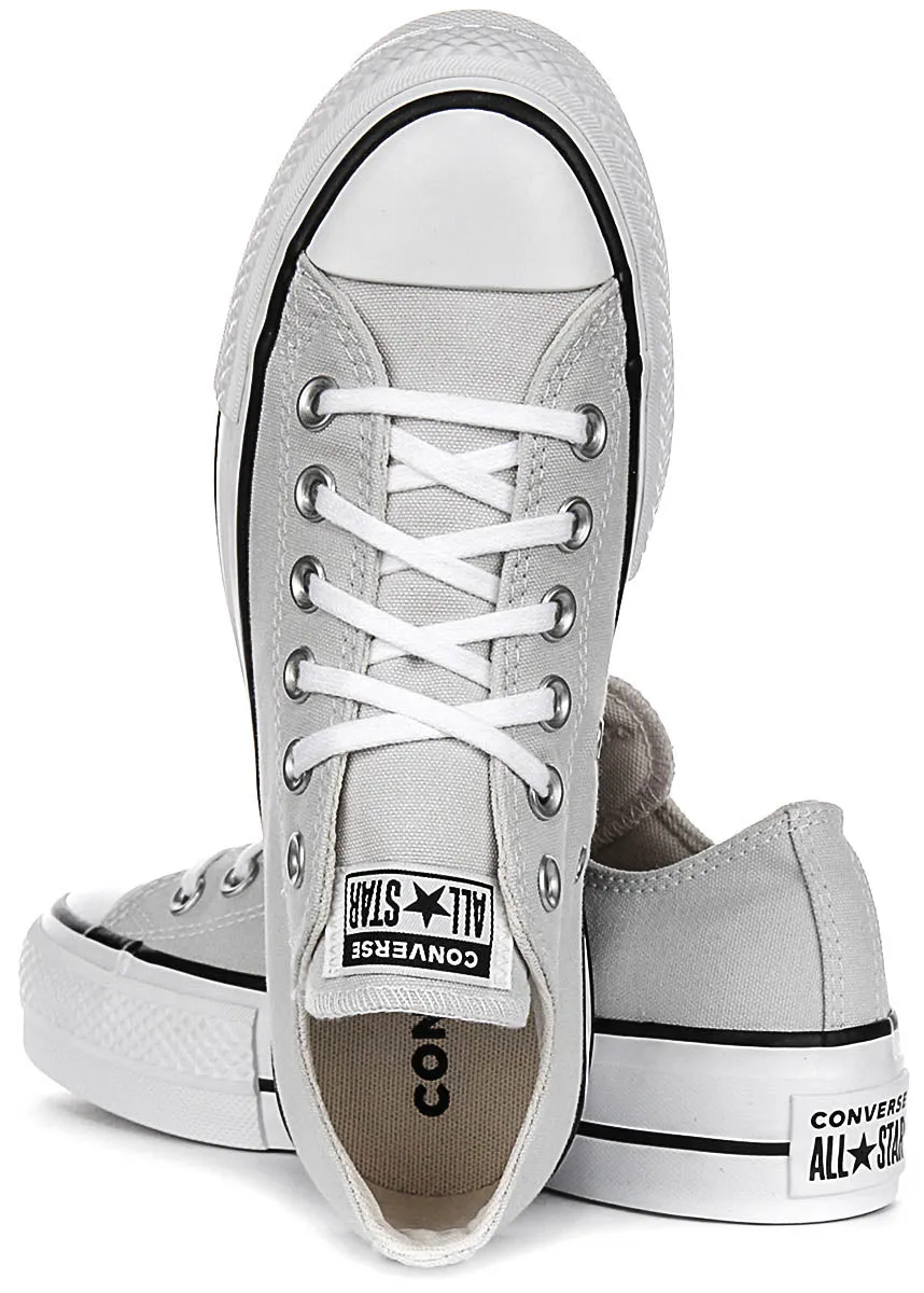 Converse All Star Ox Lift A11538C en chaussures gris clair Converse