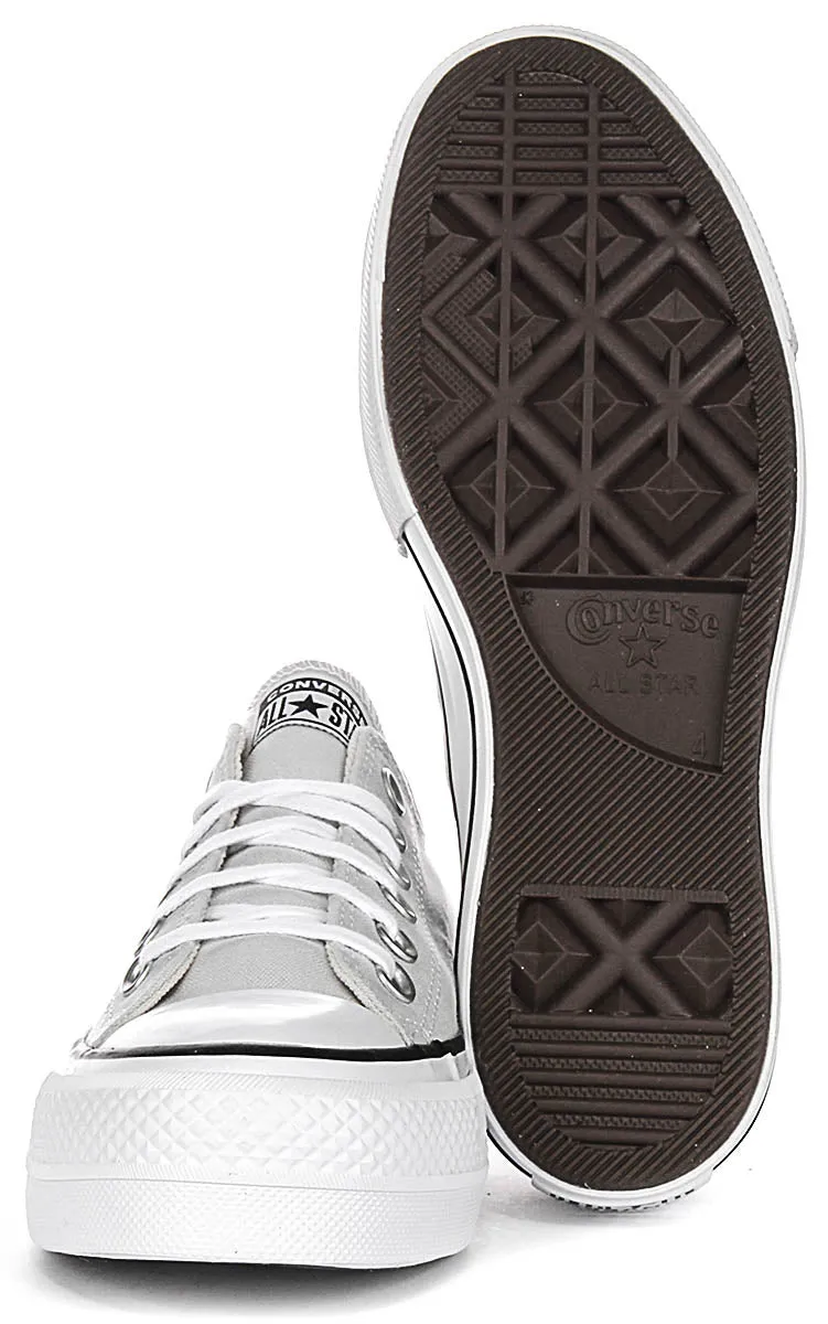 Converse All Star Ox Lift A11538C en chaussures gris clair Converse