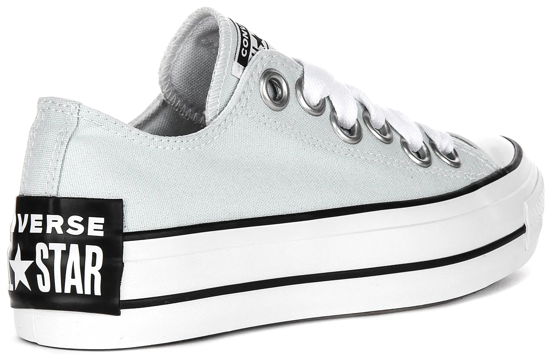 Converse All Star Platform Sketch Low A10426C en chaussures bleu clair Converse