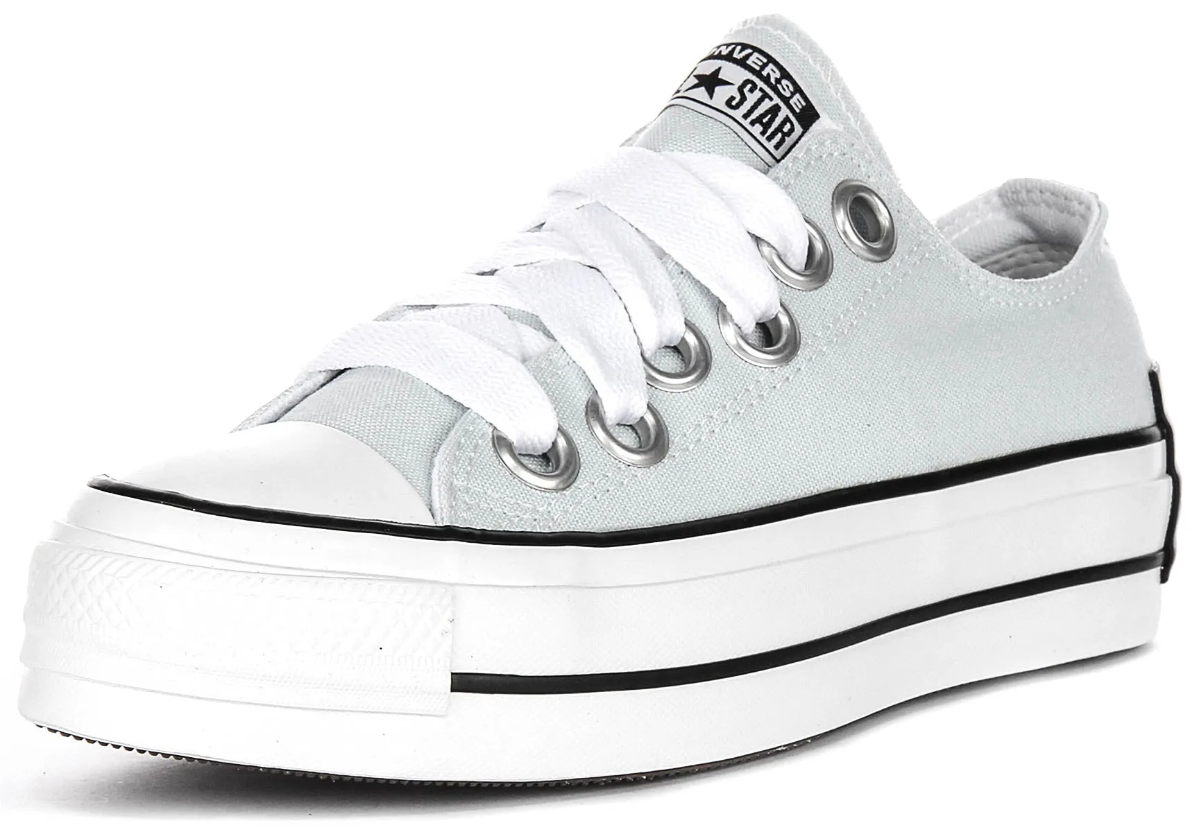 Converse All Star Platform Sketch Low A10426C en chaussures bleu clair Converse