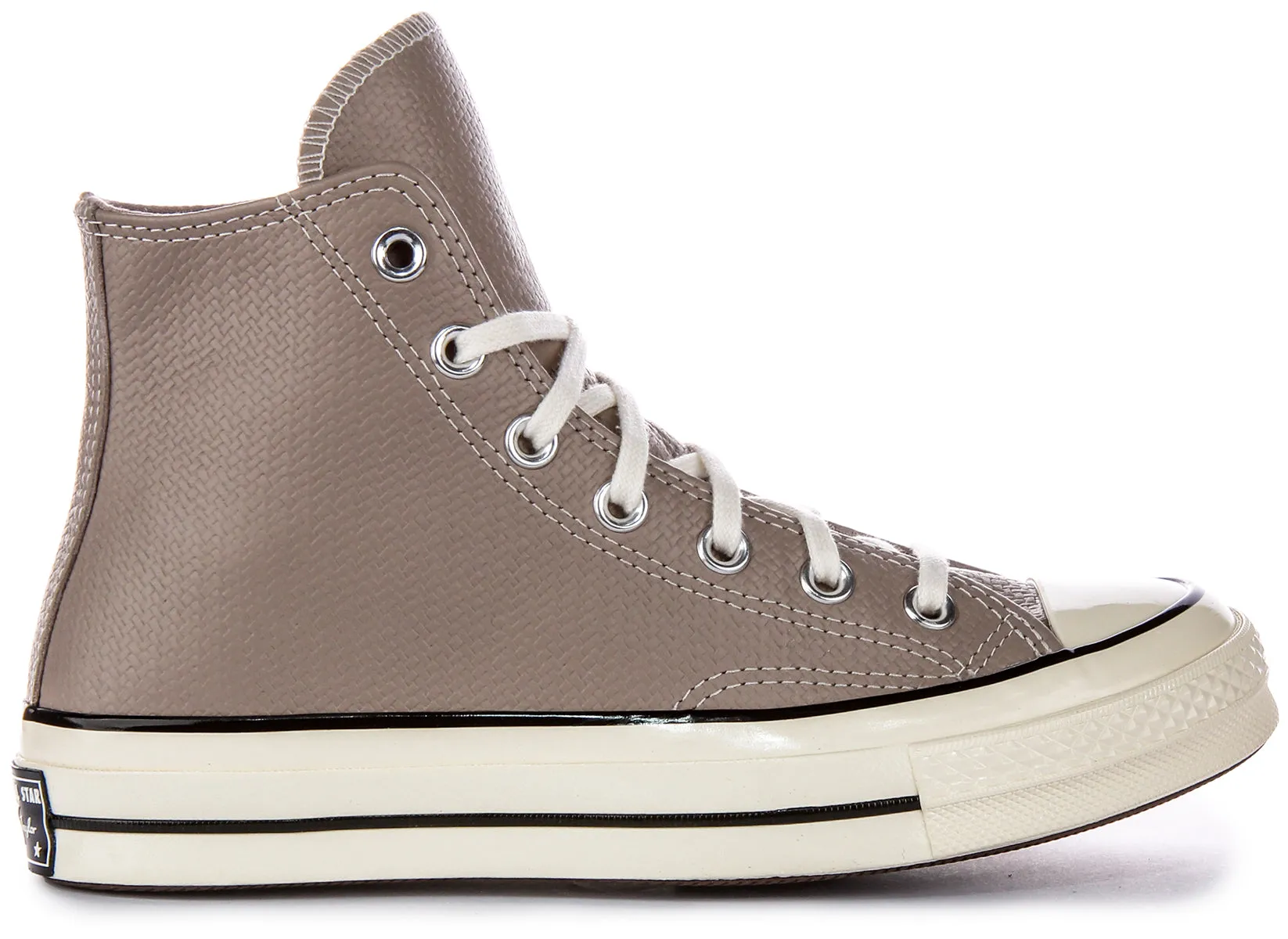 Converse Chuck 70s Hi A04579C en chaussures en cuir gris Converse