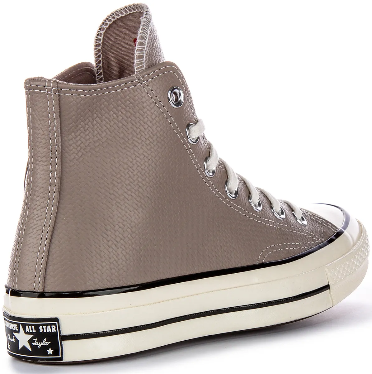 Converse Chuck 70s Hi A04579C en chaussures en cuir gris Converse