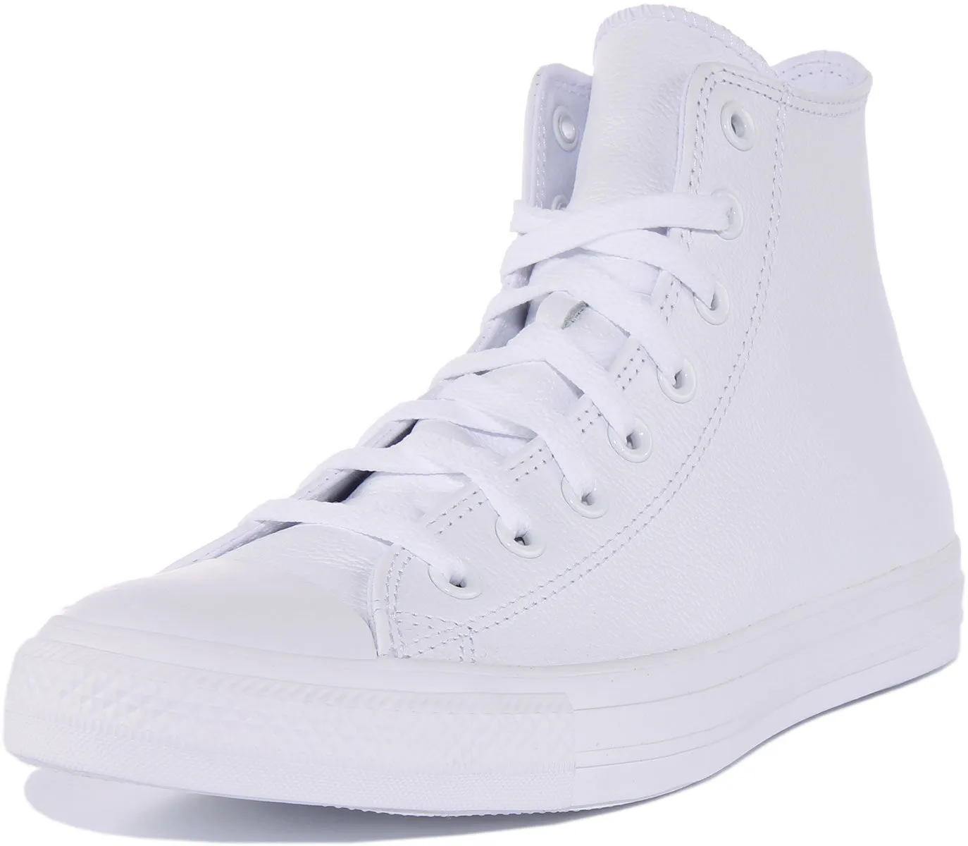 Converse Chuck Taylor All Star 1T406 en Chaussures en Cuir Blanc Converse