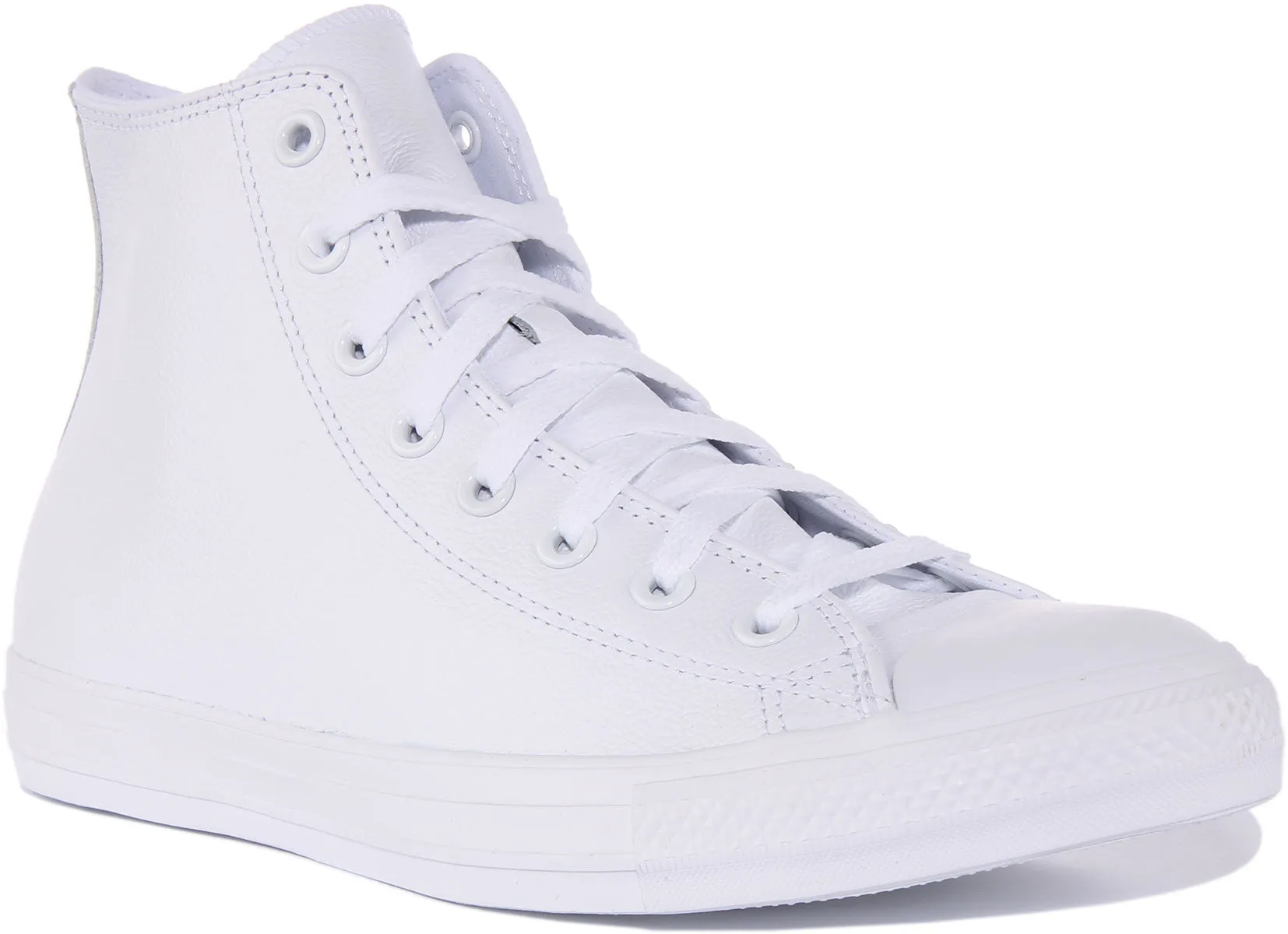 Converse Chuck Taylor All Star 1T406 en Chaussures en Cuir Blanc Converse