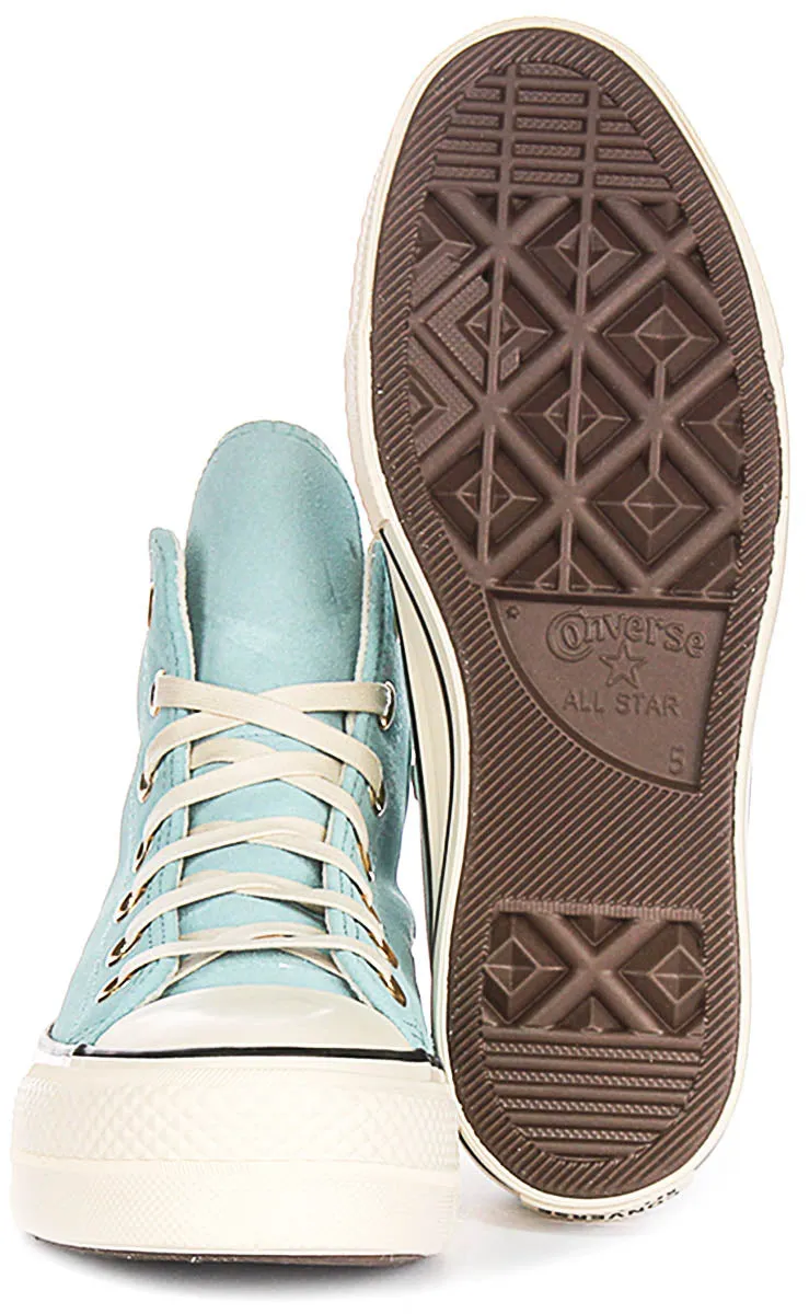 Converse Chuck Taylor All Star Lift A13824C En Bleu Blanc Pour Femmes Chaussures Converse