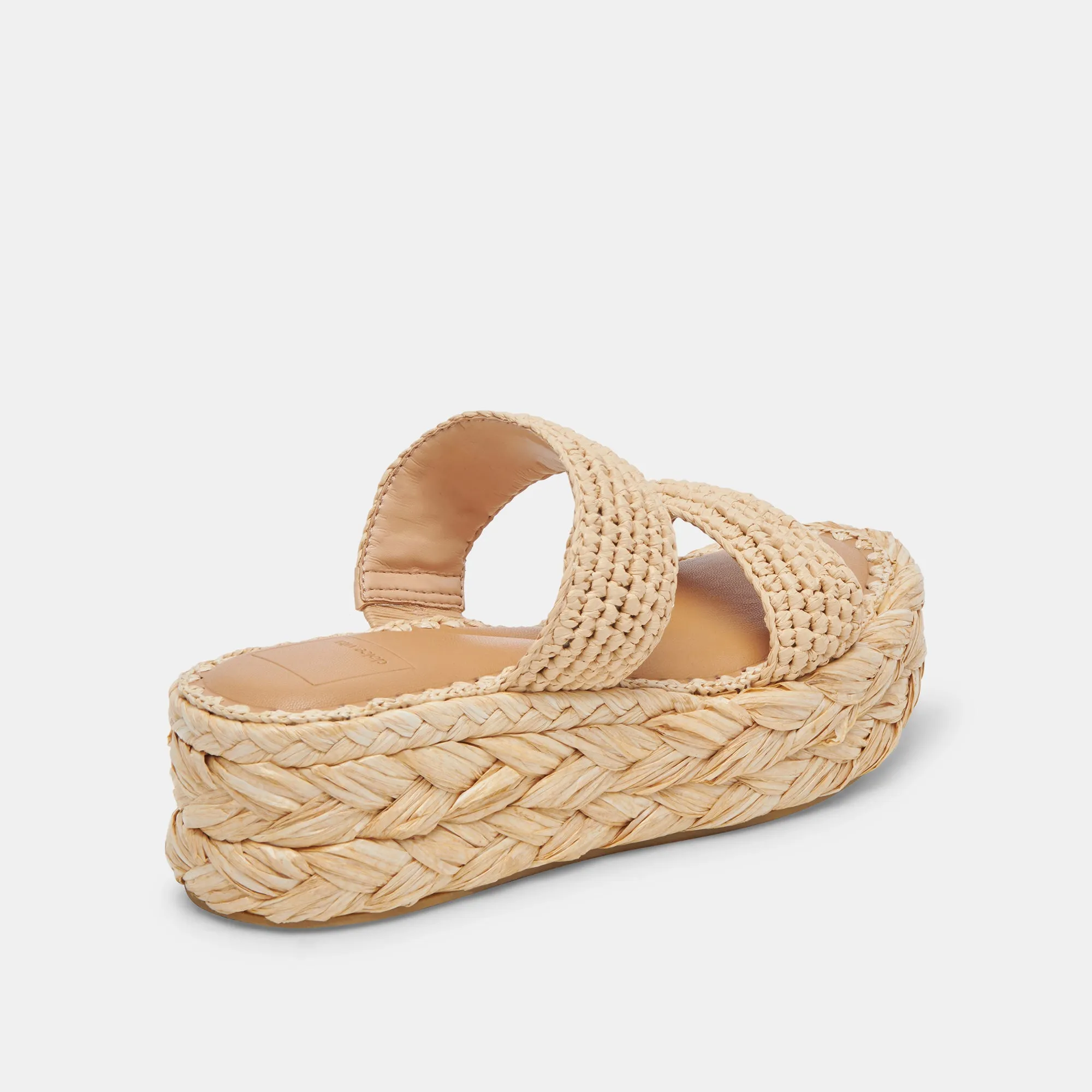 SANDALES CORLA LT EN RAFFIA NATUREL