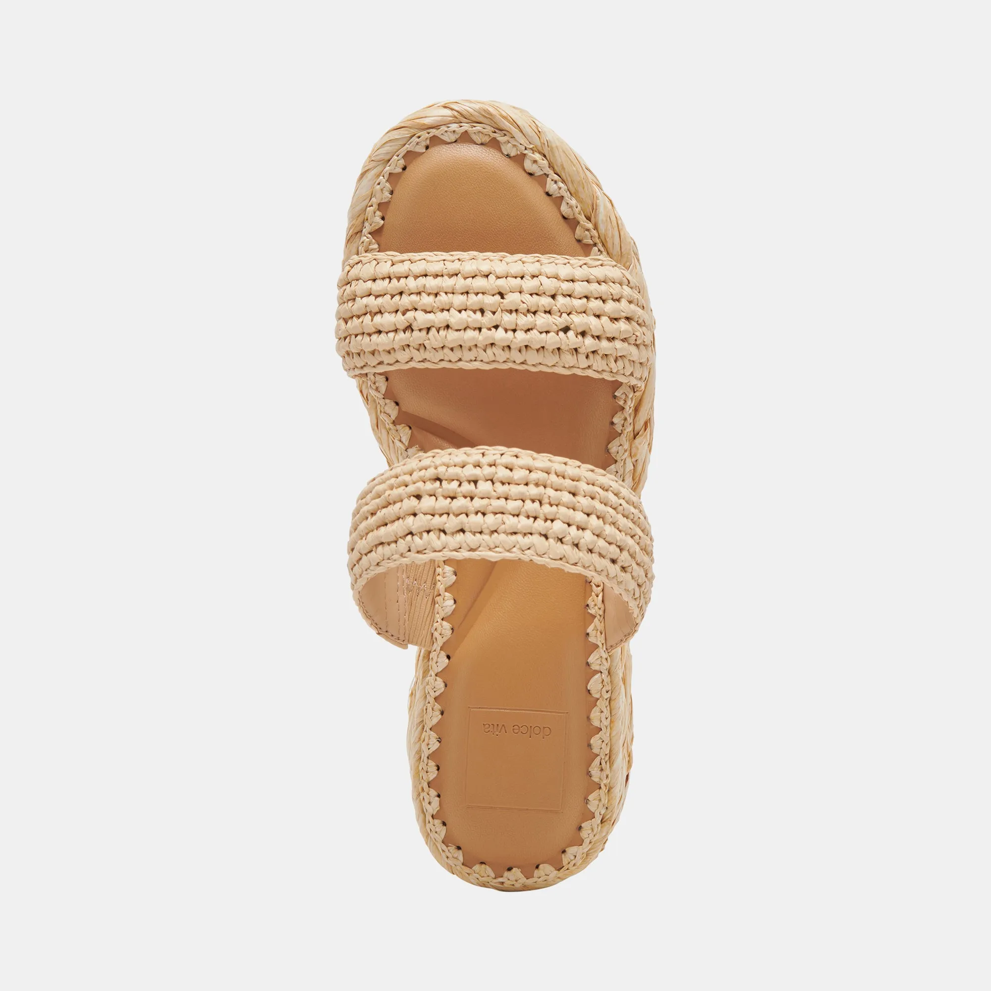 SANDALES CORLA LT EN RAFFIA NATUREL