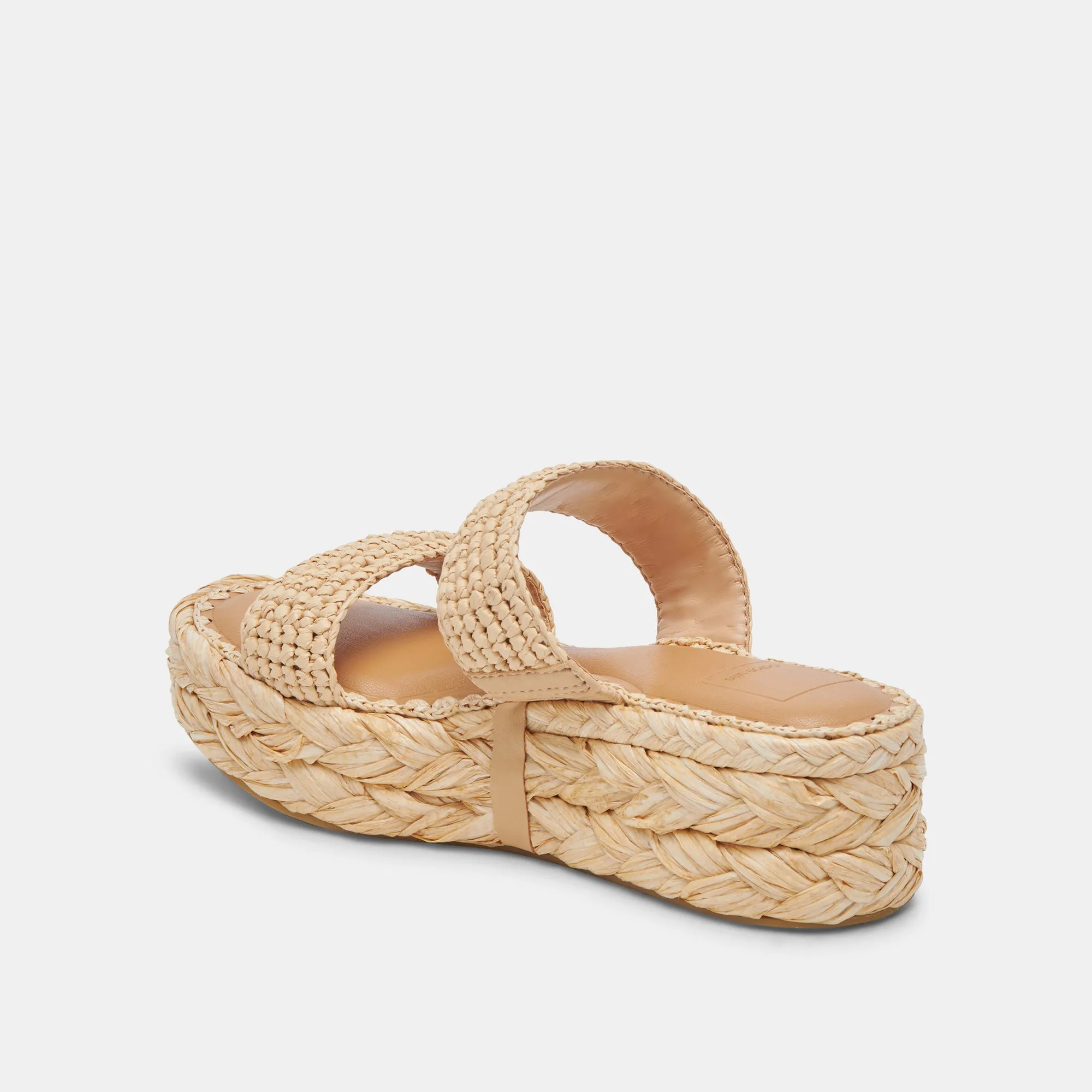 SANDALES CORLA LT EN RAFFIA NATUREL