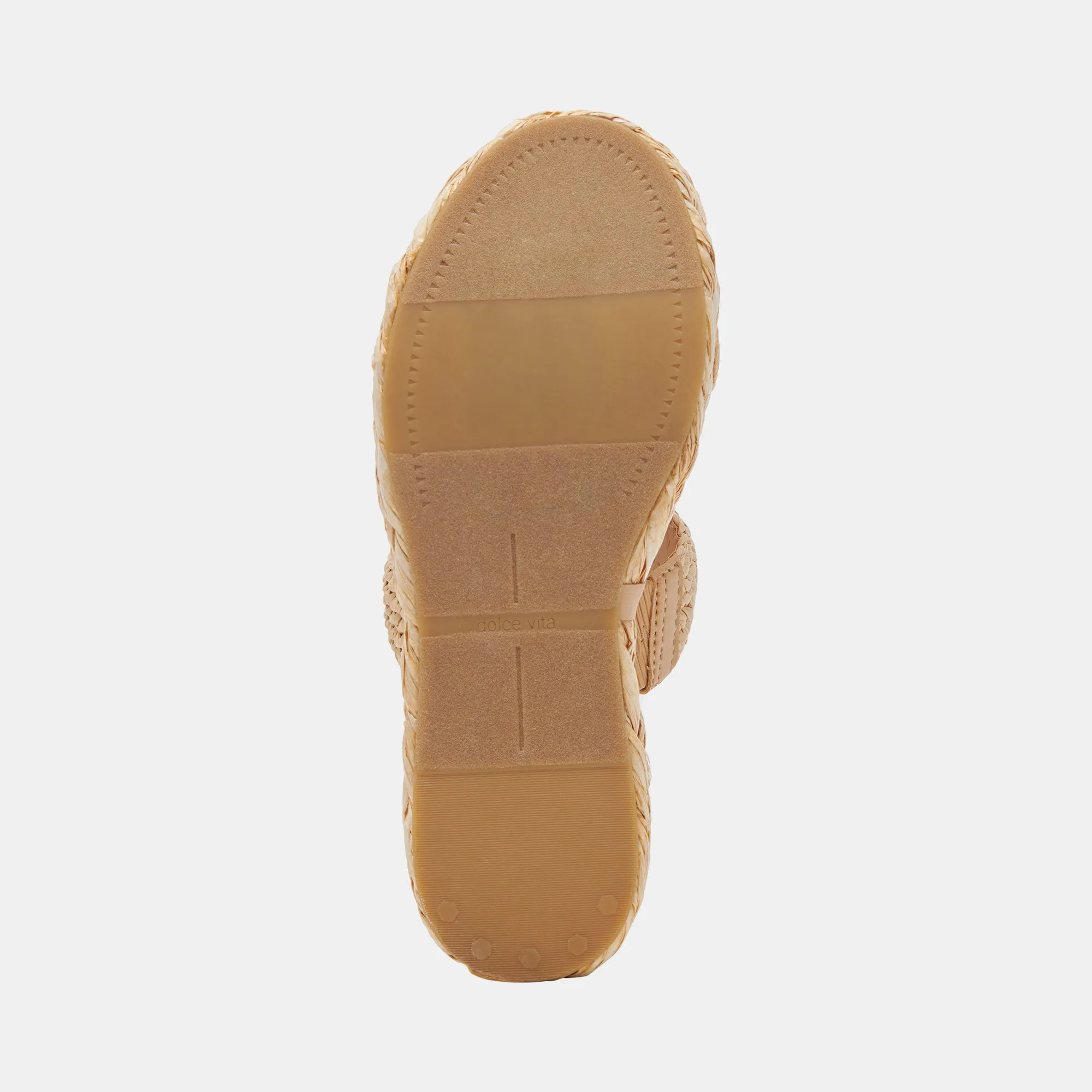 SANDALES CORLA LT EN RAFFIA NATUREL