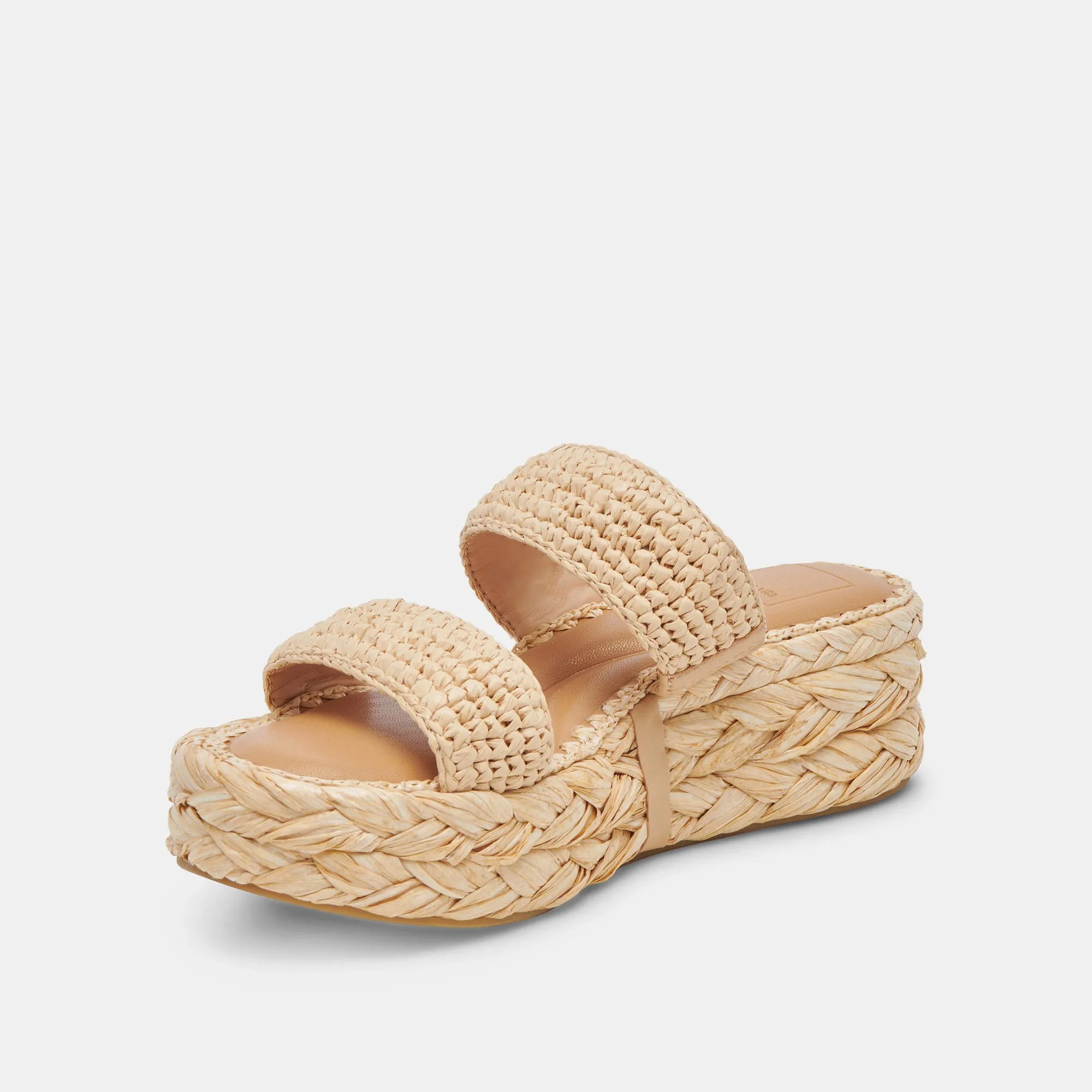 SANDALES CORLA LT EN RAFFIA NATUREL