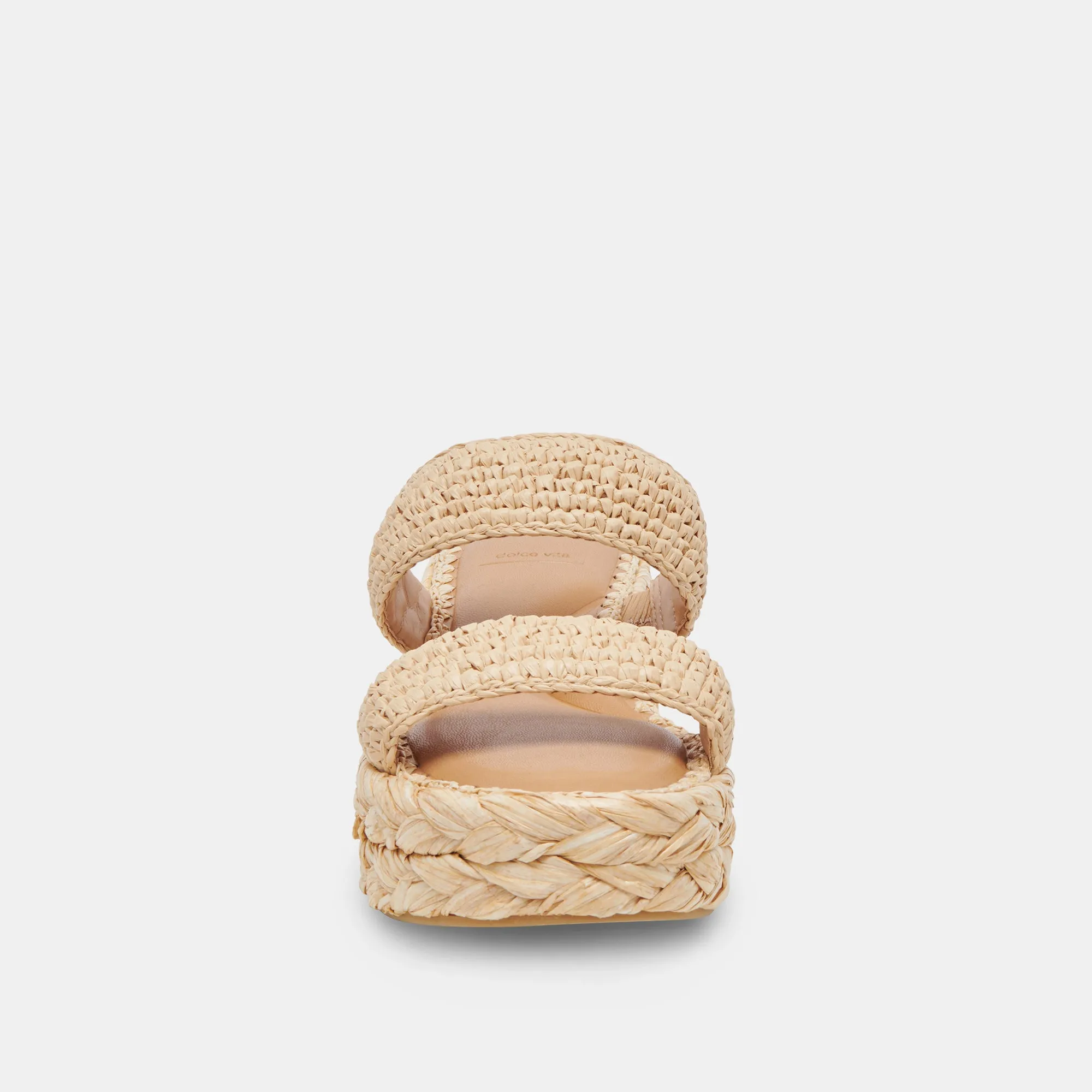 SANDALES CORLA LT EN RAFFIA NATUREL