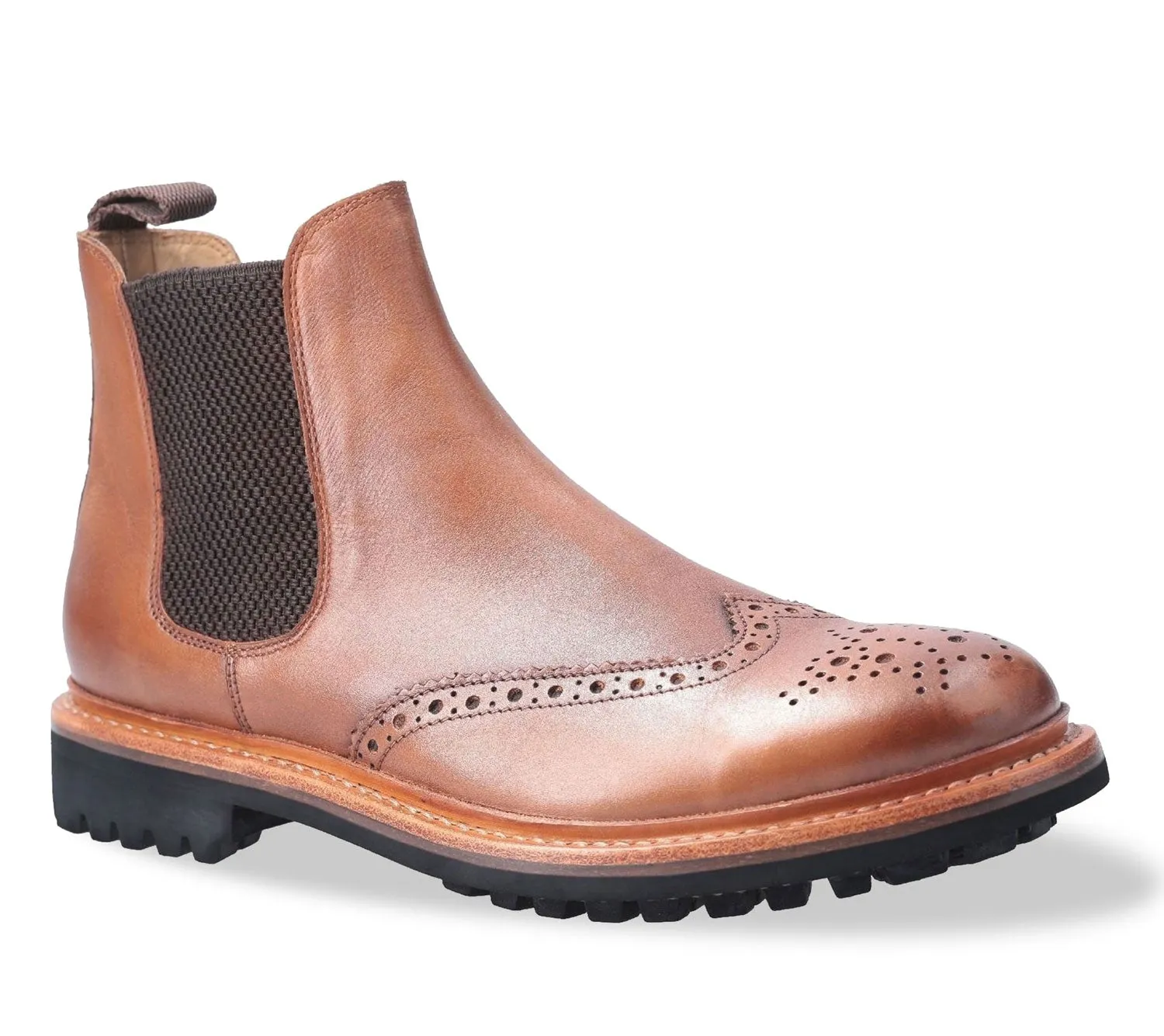 Bottes Chelsea Brogue Commando Siddington des Cotswold - Chaussures Cotswold