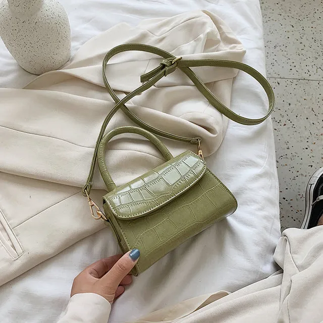 Sacs Bandoulière à Motif Crocodile pour Femmes 2020 Petit Sac à Main à Chaîne Petit Sac en PU Sac à Main Femme Sacs de Soirée Designer Fashion Nova