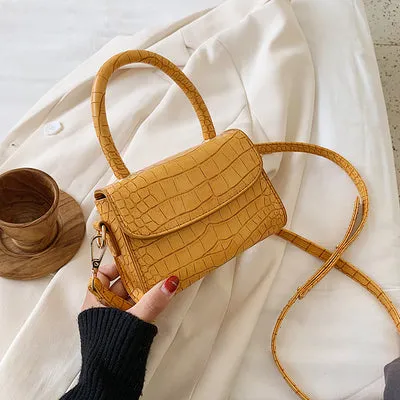 Sacs Bandoulière à Motif Crocodile pour Femmes 2020 Petit Sac à Main à Chaîne Petit Sac en PU Sac à Main Femme Sacs de Soirée Designer Fashion Nova