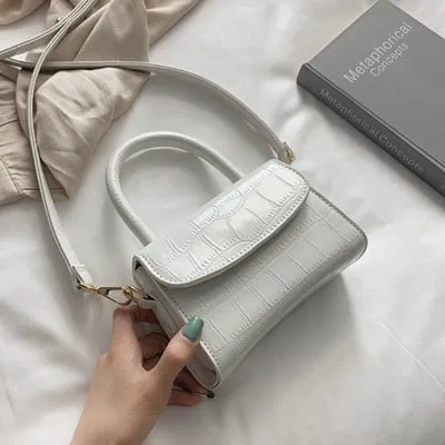 Sacs Bandoulière à Motif Crocodile pour Femmes 2020 Petit Sac à Main à Chaîne Petit Sac en PU Sac à Main Femme Sacs de Soirée Designer Fashion Nova