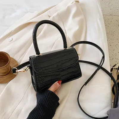 Sacs Bandoulière à Motif Crocodile pour Femmes 2020 Petit Sac à Main à Chaîne Petit Sac en PU Sac à Main Femme Sacs de Soirée Designer Fashion Nova