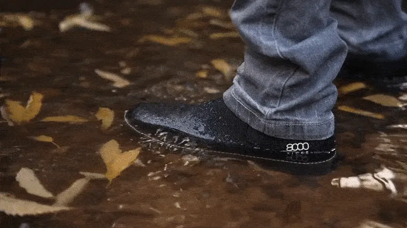 Bottes Chelsea véganes en chanvre pour hommes Crossover | Noir