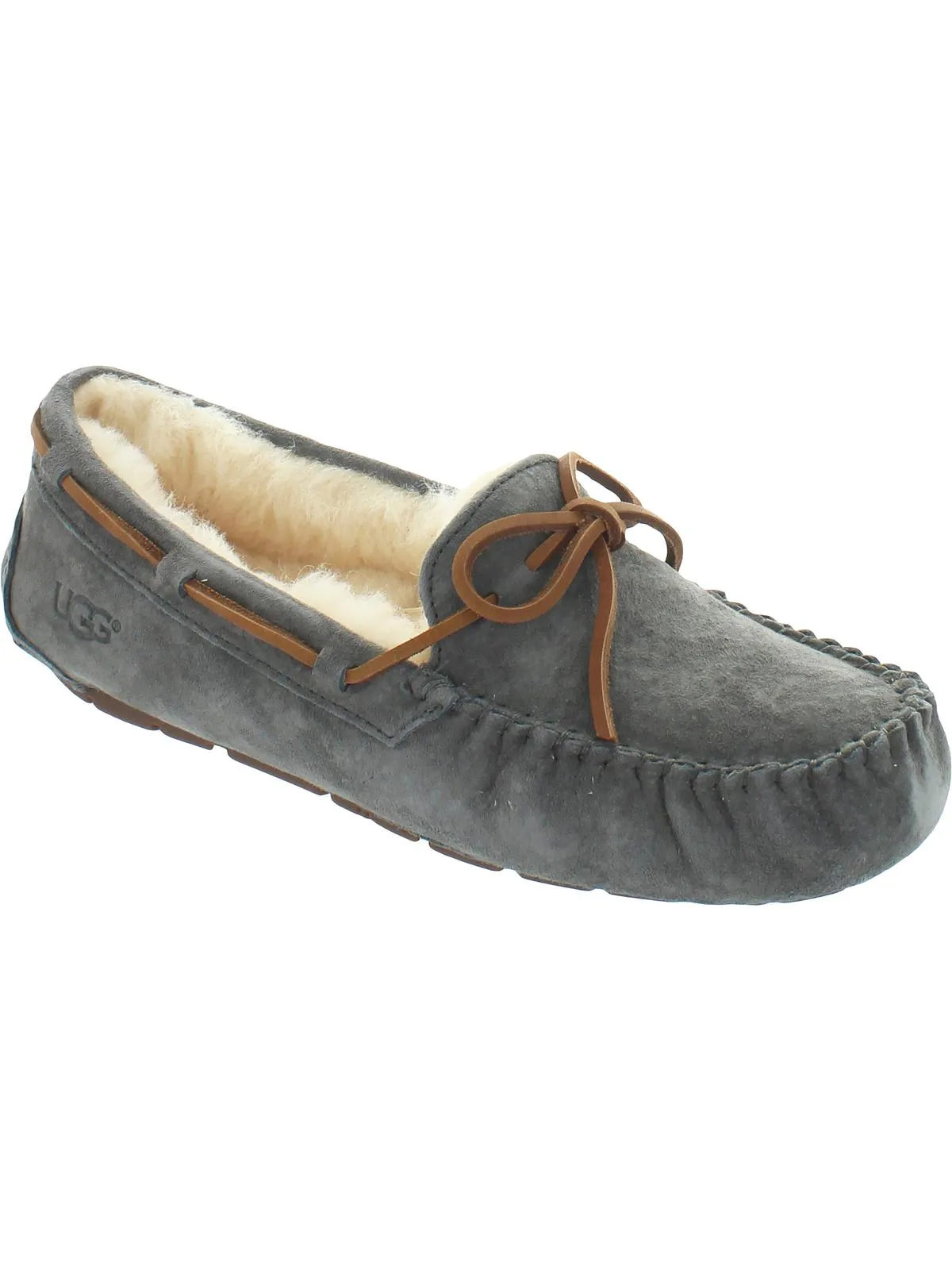 Chaussons Mocassins Dakota pour Femmes en Daim Doublés en Peau de Mouton Hey Dude Shoes