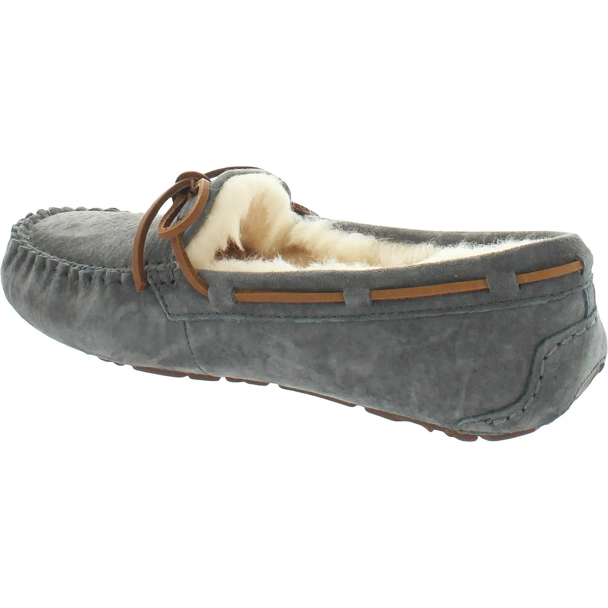 Chaussons Mocassins Dakota pour Femmes en Daim Doublés en Peau de Mouton Hey Dude Shoes