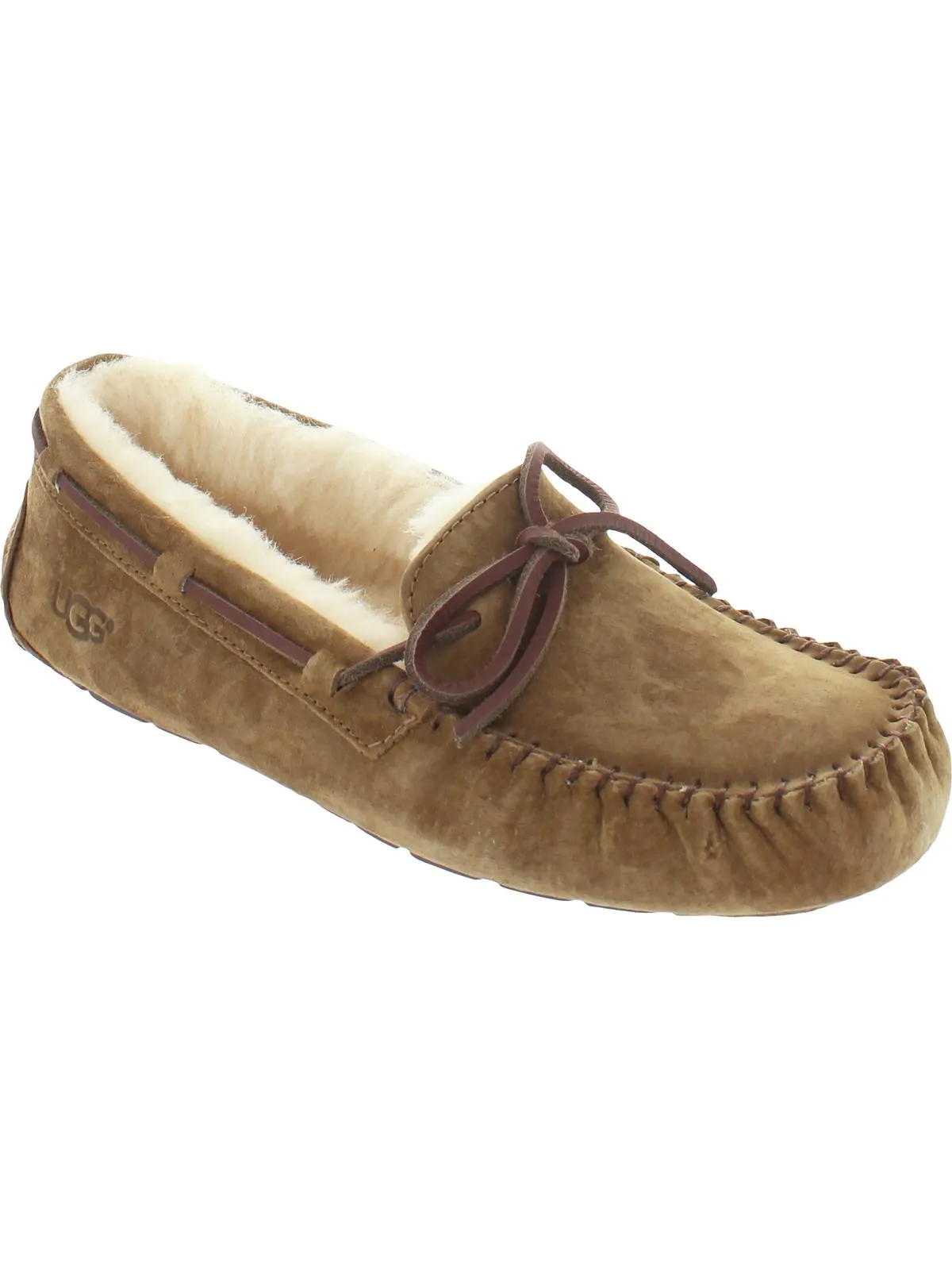 Chaussons Mocassins Dakota pour Femmes en Daim Doublés en Peau de Mouton Hey Dude Shoes
