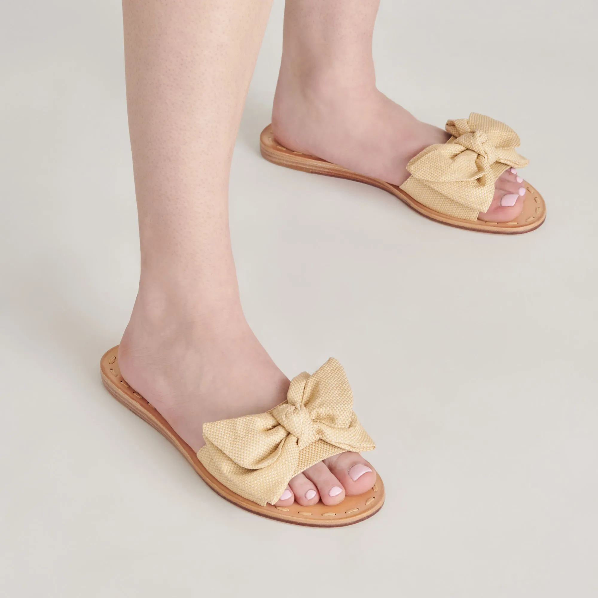 SANDALES DARSEY LT EN RAFFIA NATUREL