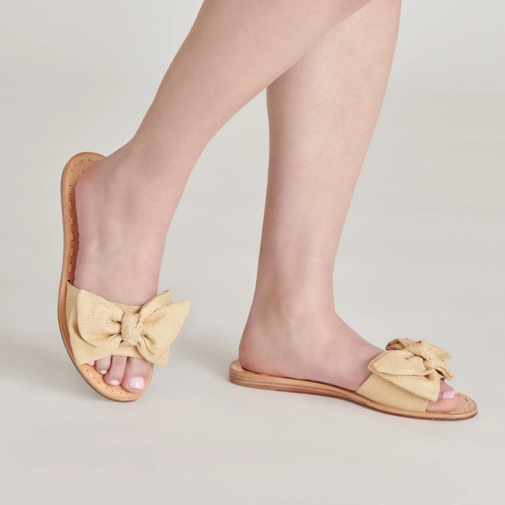 SANDALES DARSEY LT EN RAFFIA NATUREL